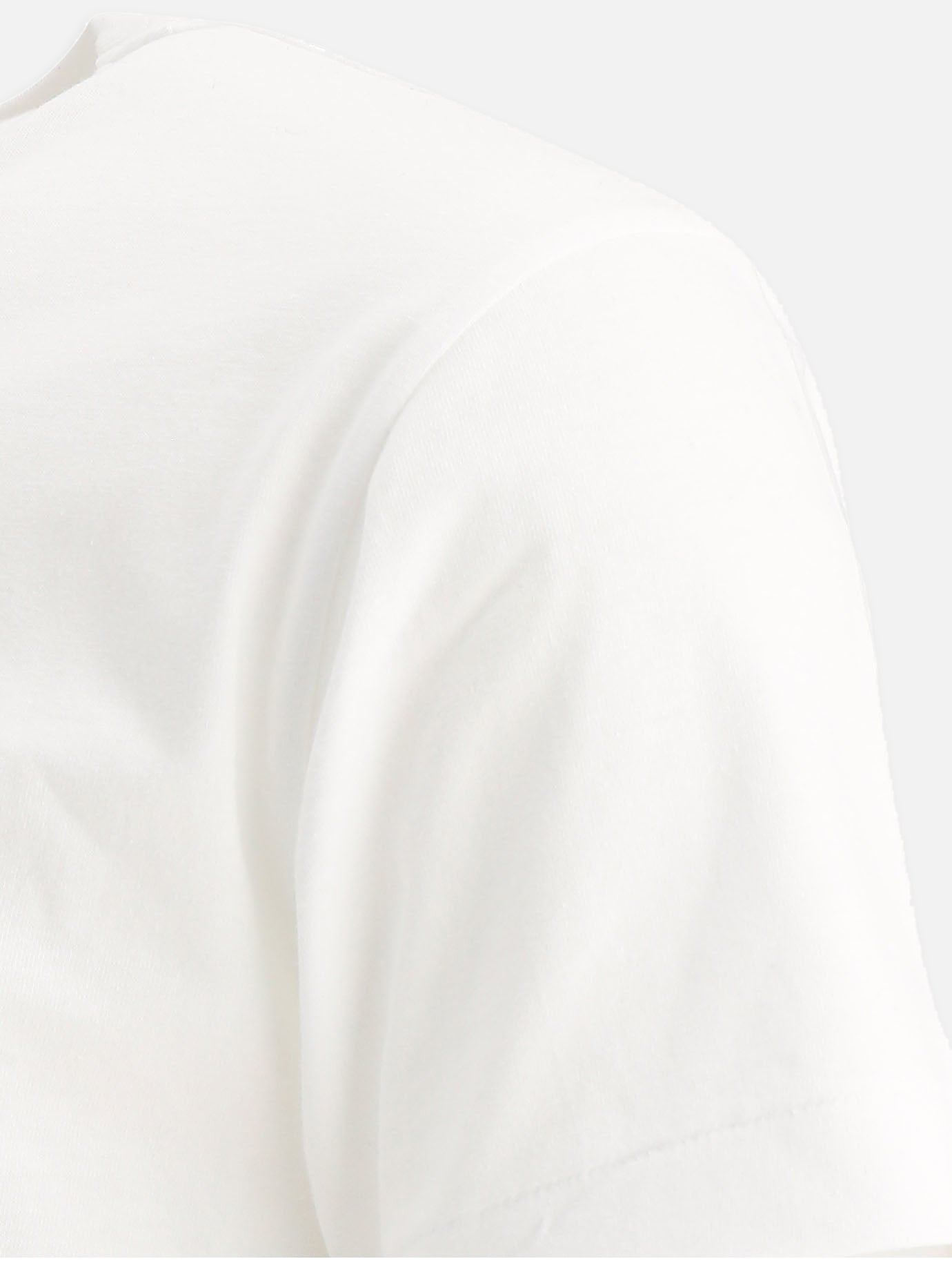 Crewneck t-shirts 100% cotton  White - Comme Des Garçons Play Men | PDP | VIETTI Online Store | thumbnail_4
