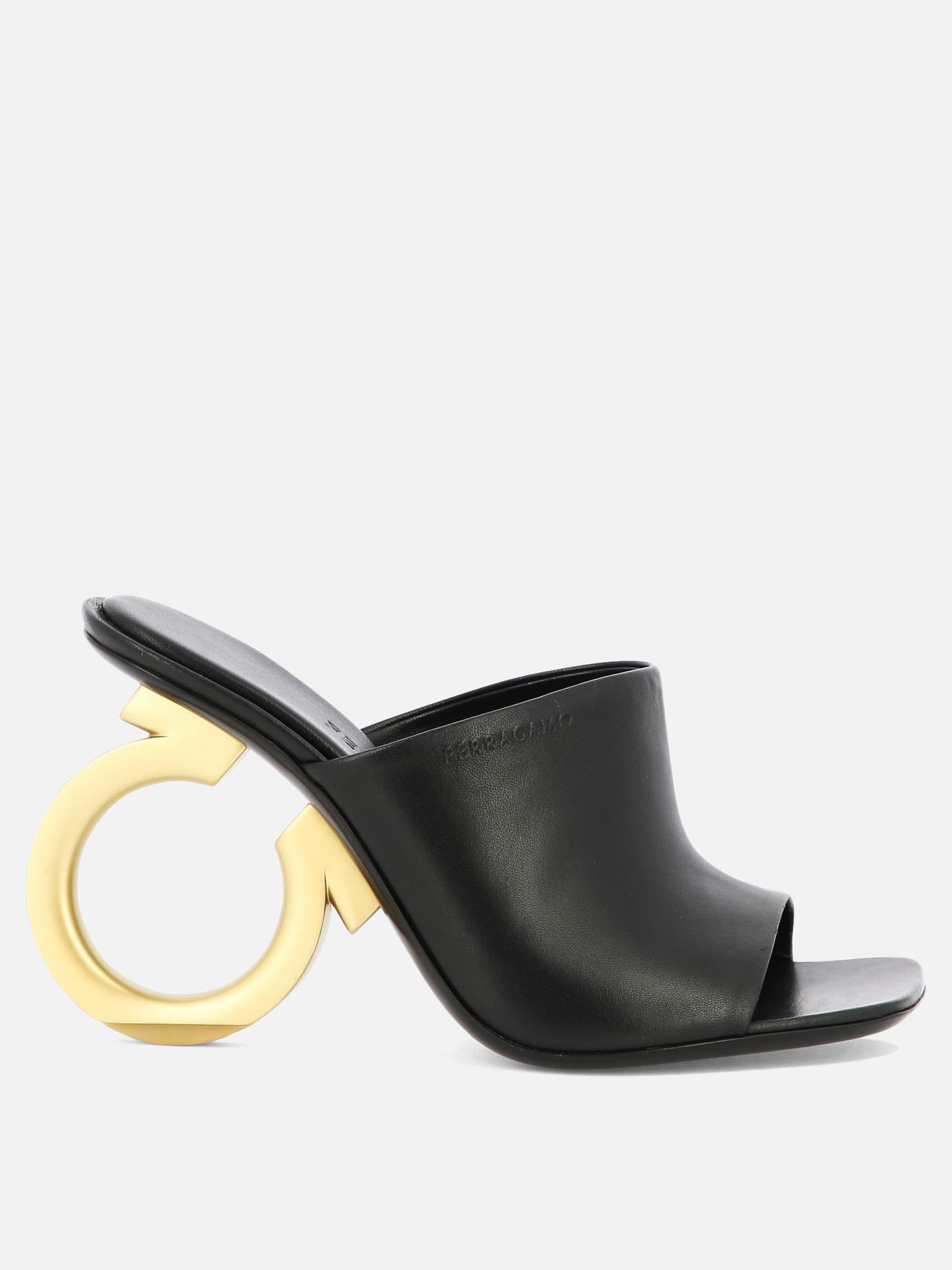 Heeled sandals 0761922  Black - Ferragamo Women | PDP | VIETTI Online Store | Zoom-Modal
