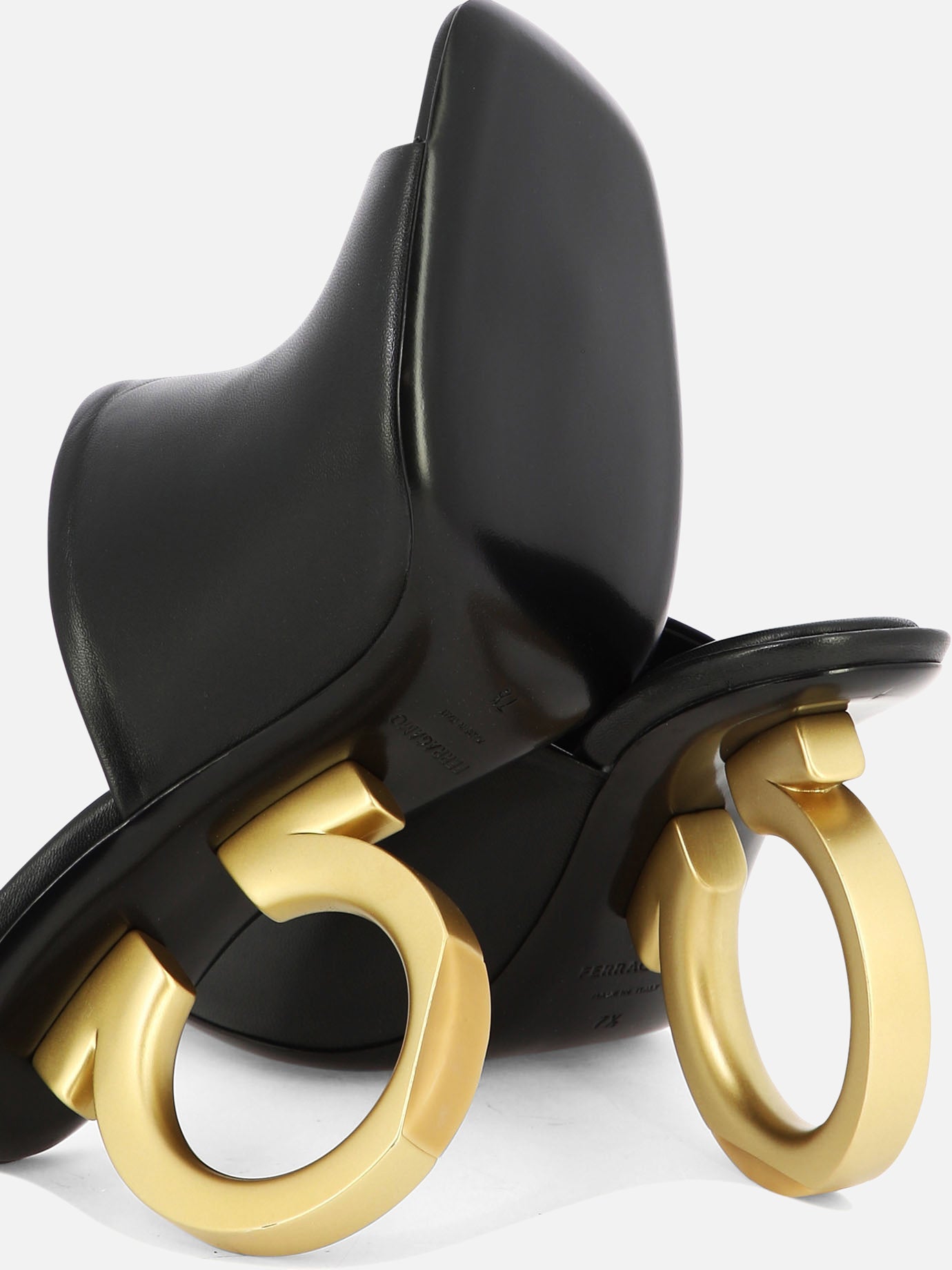 Heeled sandals 0761922  Black - Ferragamo Women | PDP | VIETTI Online Store | thumbnail_5
