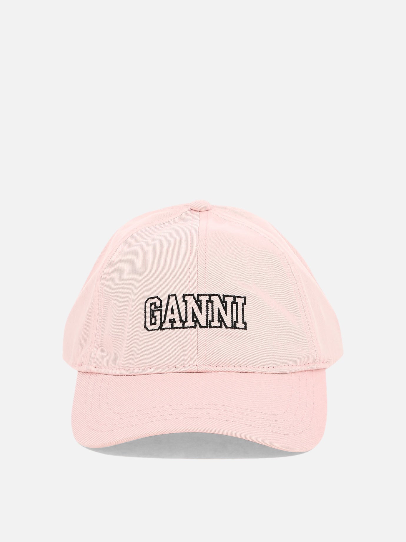 Baseball caps 100% cotone  Pink - Ganni Women | PDP | VIETTI Online Store | Zoom-Modal
