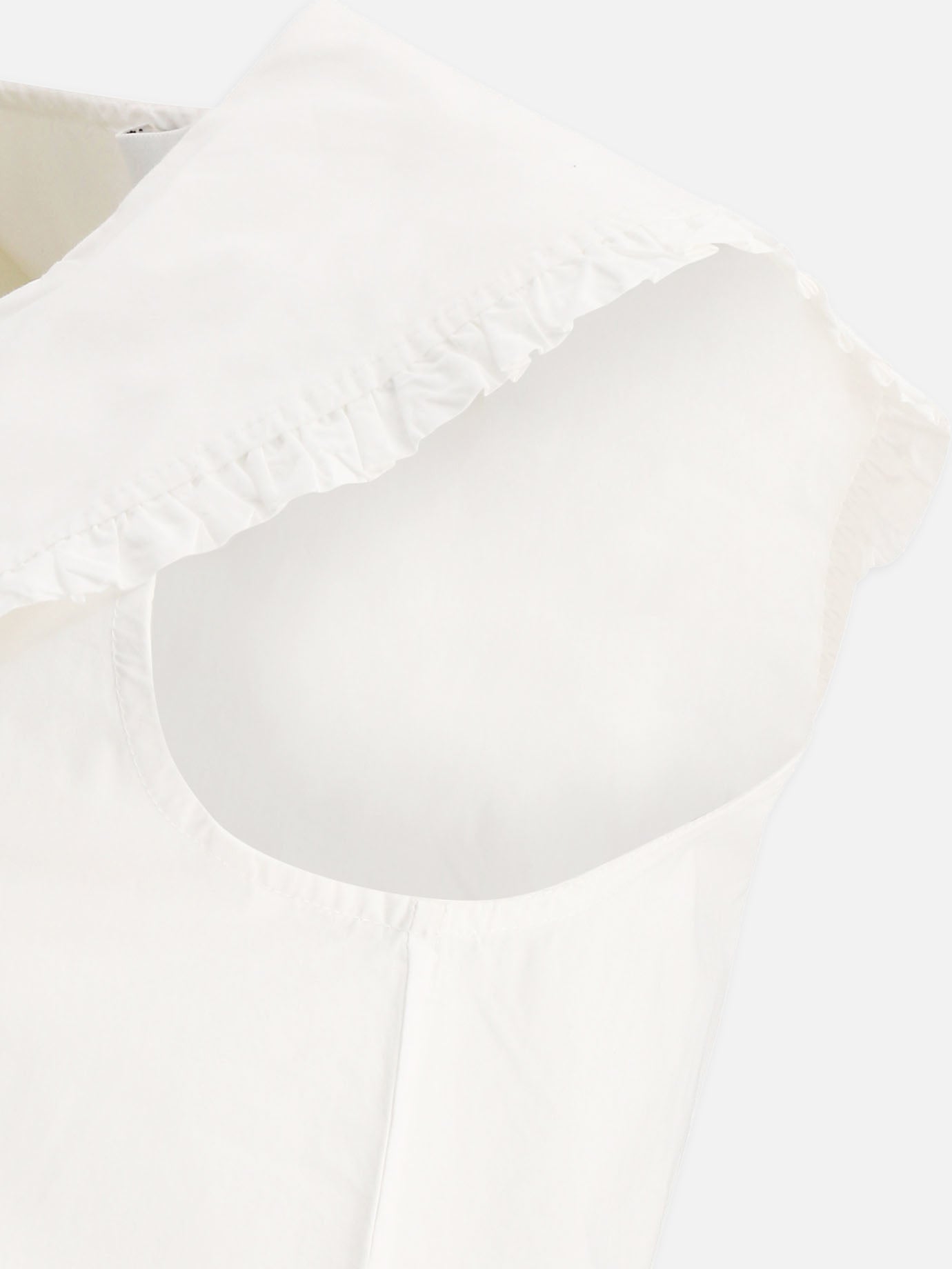 Blouses 100% cotone  White - Ganni Women | PDP | VIETTI Online Store | thumbnail_4
