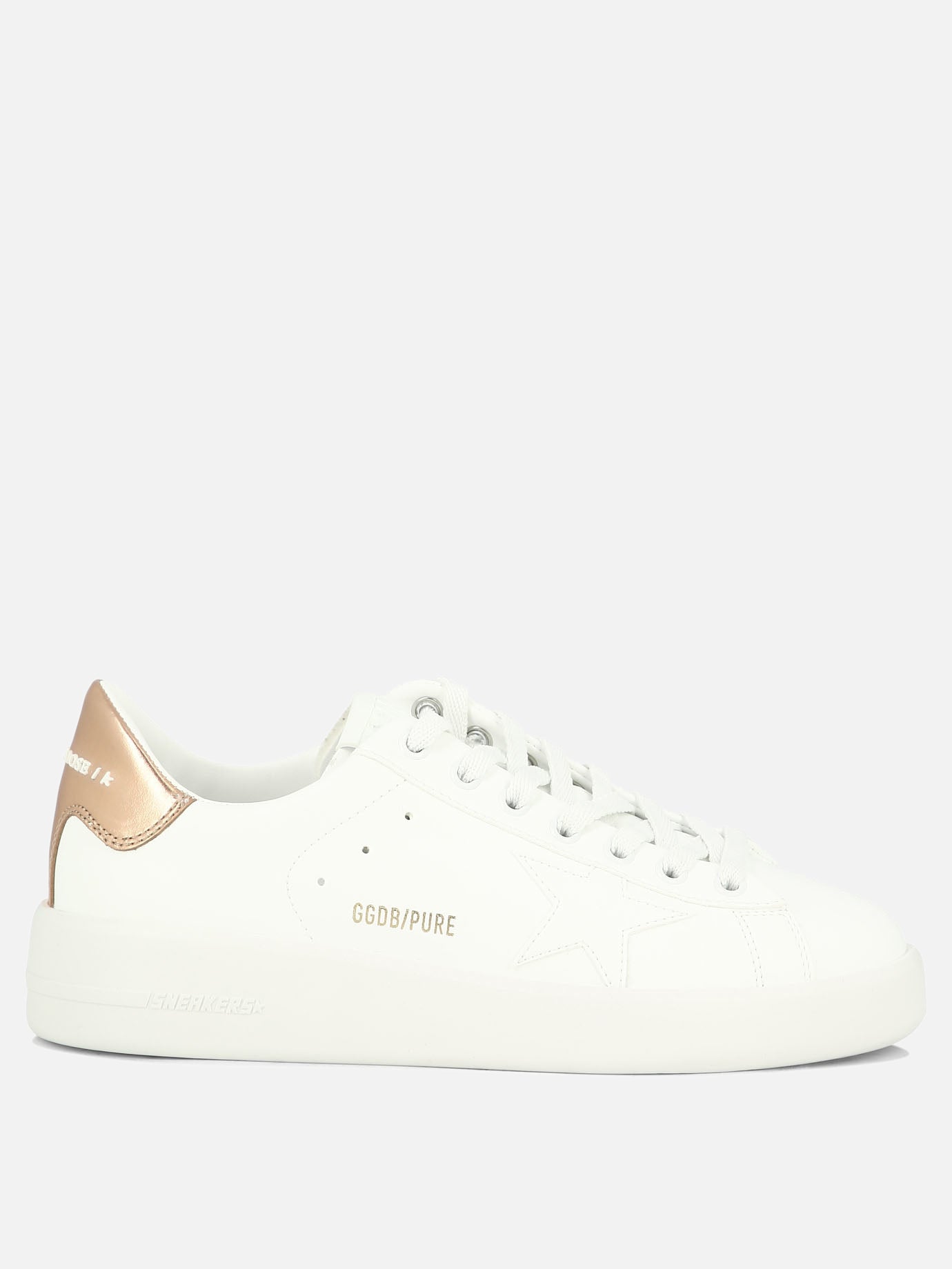 Low top sneakers 60% poliuretano 28% cotone 12% pelle - 100% gomma  White - Golden Goose Women | PDP | VIETTI Online Store | Zoom-Modal

