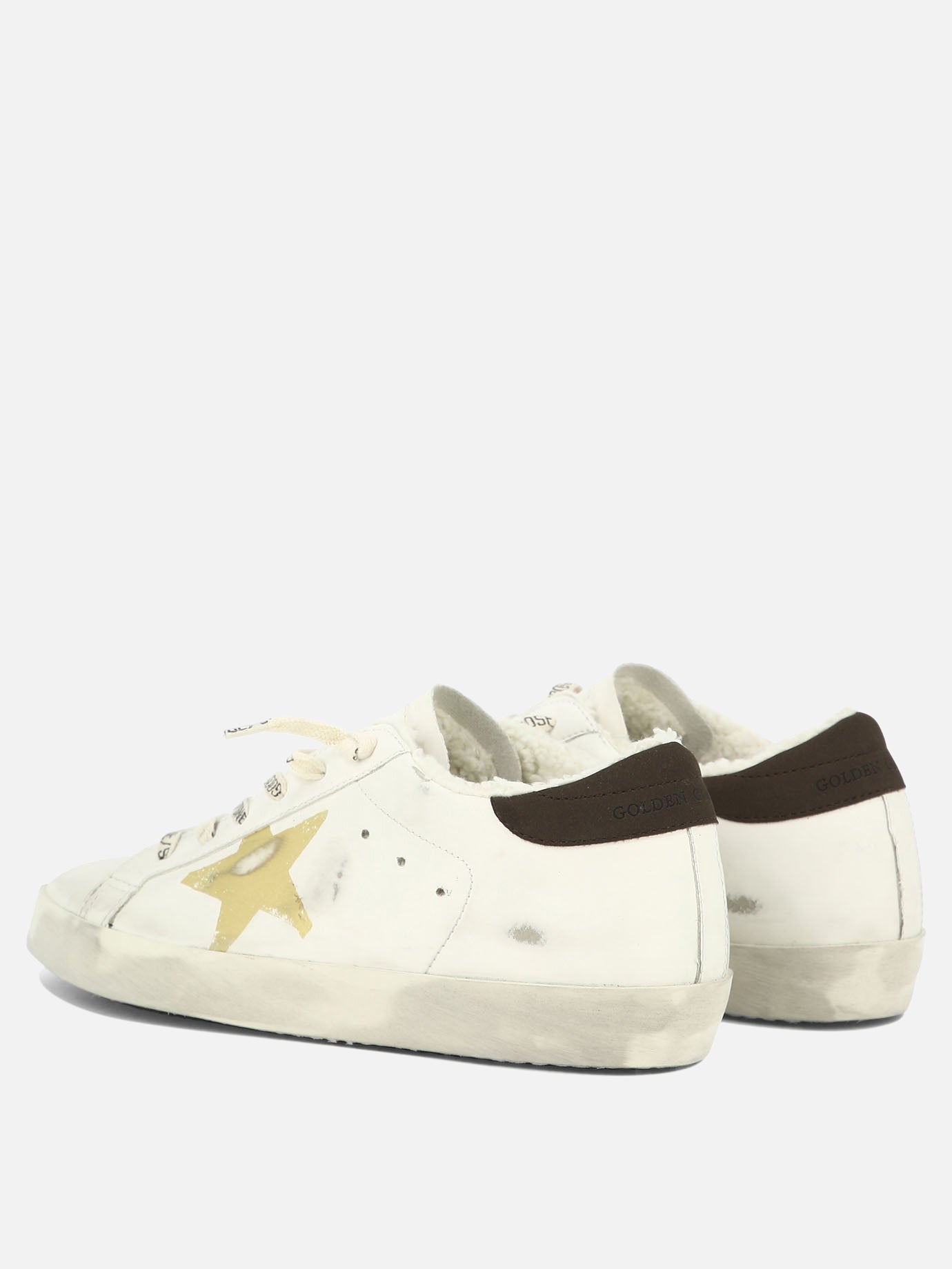 Low top sneakers 40% cotone 24% poliuretano 22% poliestere 11% cellulosa 3% pelle - 100% gomma  White - Golden Goose Women | PDP | VIETTI Online Store | Zoom-Modal_4
