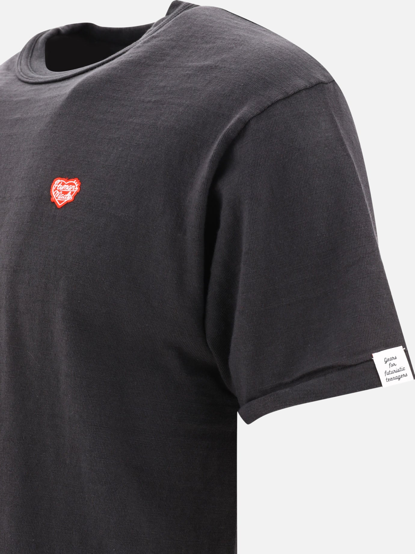 Crewneck t-shirts 100% cotton  Black - Human Made Men | PDP | VIETTI Online Store | thumbnail_4