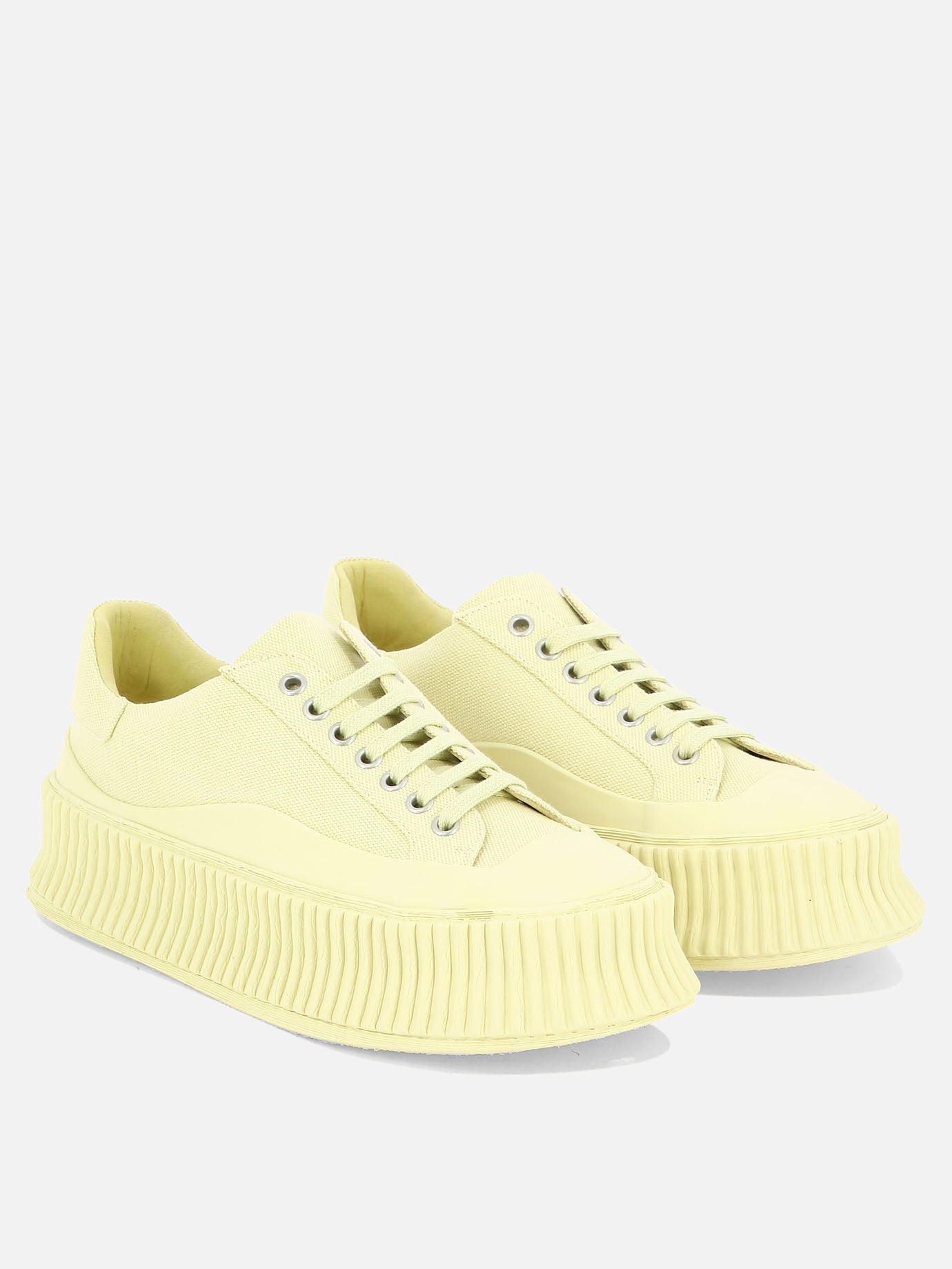 Low top sneakers 80% cotone 20% gomma - 100% gomma  Yellow - Jil Sander Women | PDP | VIETTI Online Store | Zoom-Modal_2
