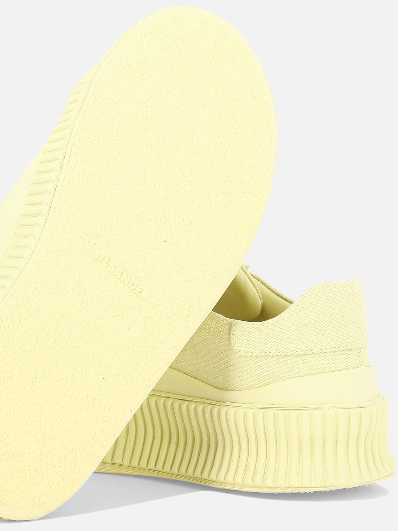 Low top sneakers 80% cotone 20% gomma - 100% gomma  Yellow - Jil Sander Women | PDP | VIETTI Online Store | thumbnail_5