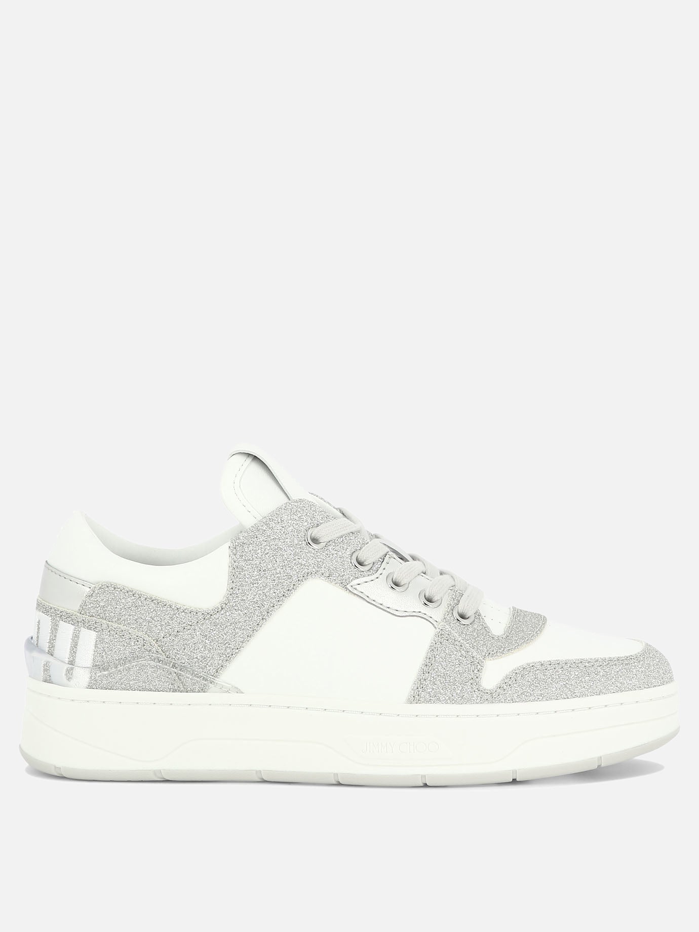 Low top sneakers 100% pelle - 100% gomma  White - Jimmy Choo Women | PDP | VIETTI Online Store | thumbnail