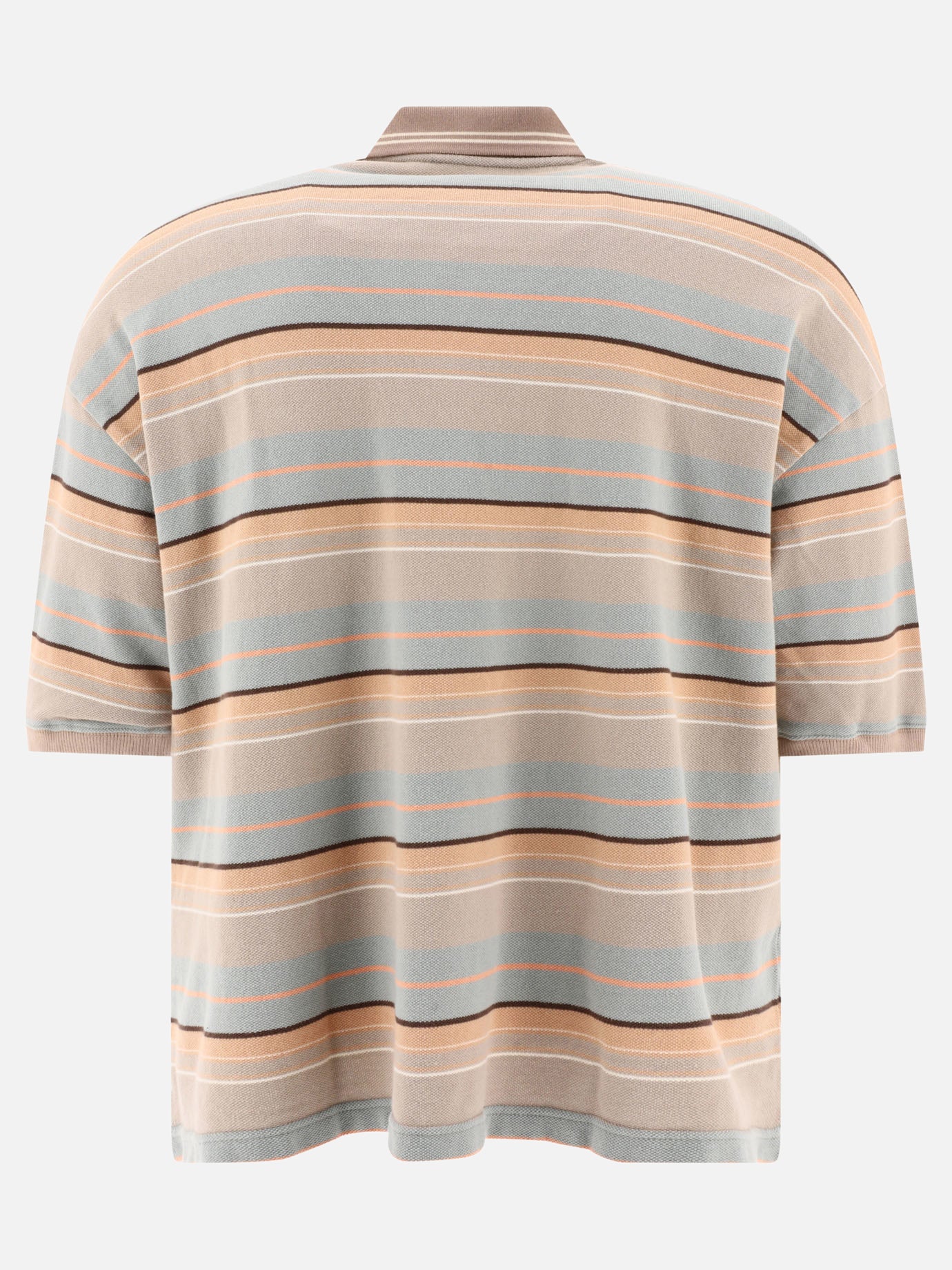 KAPITAL Polo &quot;Multi-border Kanoko BOX&quot; 11538474_4 Beige thumbnail_2