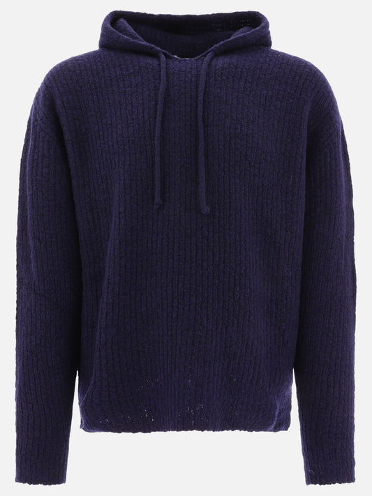 Hooded sweaters 57% wool 28% cashmere 15% polyamide  Blue - Lardini Men | PLP | VIETTI Online Store 
