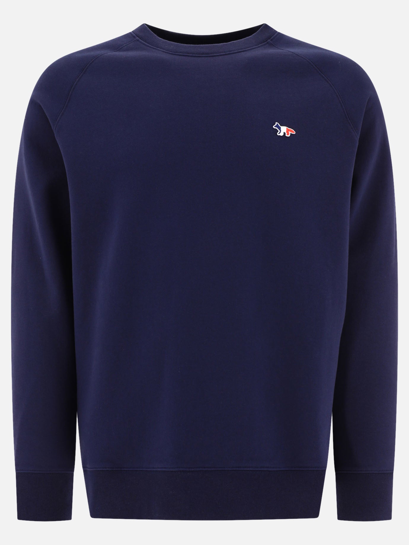 Crewnecks 100% cotone  Blue - Maison Kitsuné Men | PDP | VIETTI Online Store | Zoom-Modal

