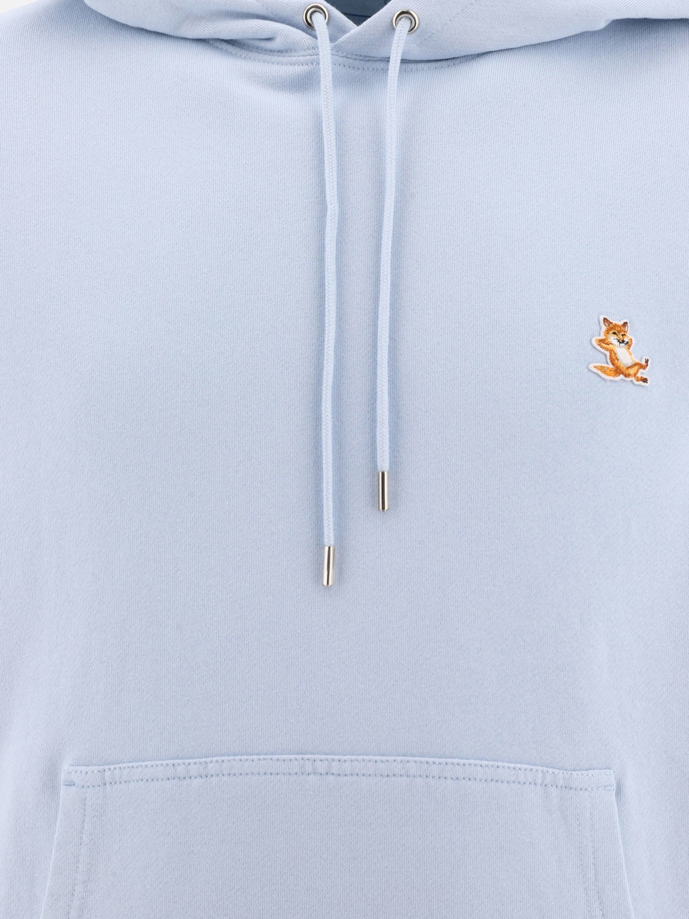 Hoodies 100% cotton  Light blue - Maison Kitsuné Men | PDP | VIETTI Online Store | thumbnail_3
