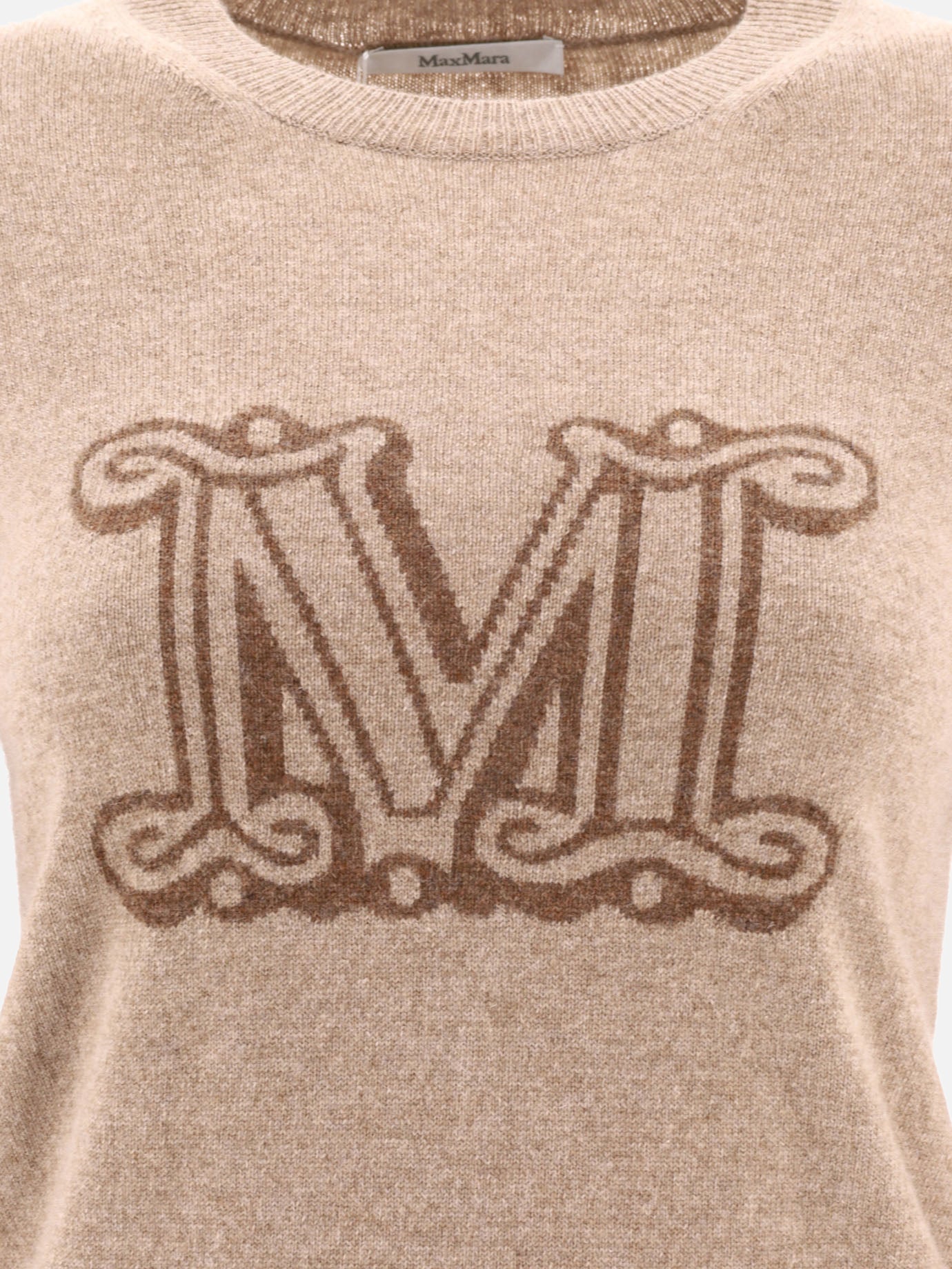 Crewneck sweaters 100% cashemere  Brown - Max Mara Women | PDP | VIETTI Online Store | Zoom-Modal_3
