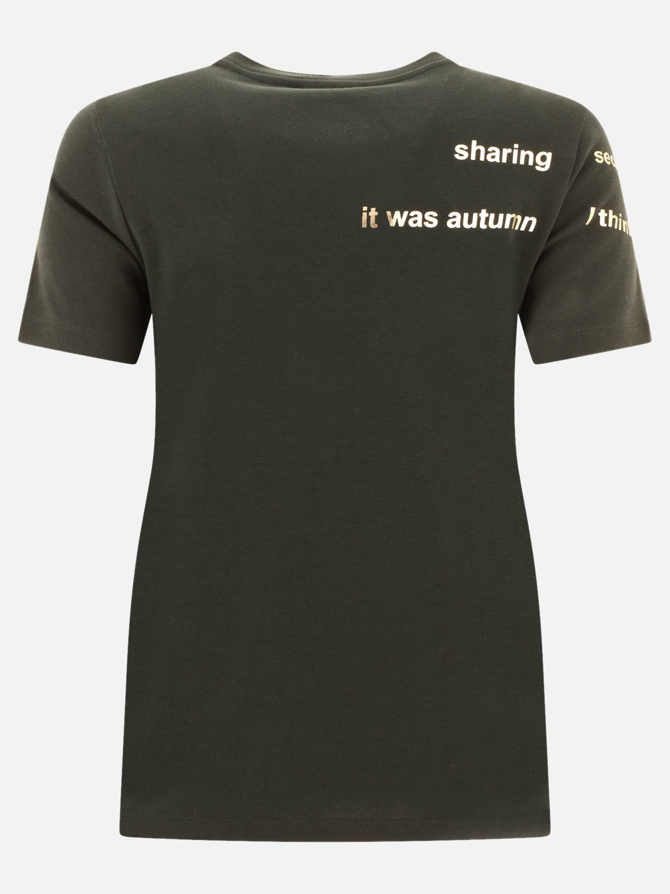 Crewneck t-shirts 100% cotone  Green - Max Mara S Women | PDP | VIETTI Online Store | Zoom-Modal_2
