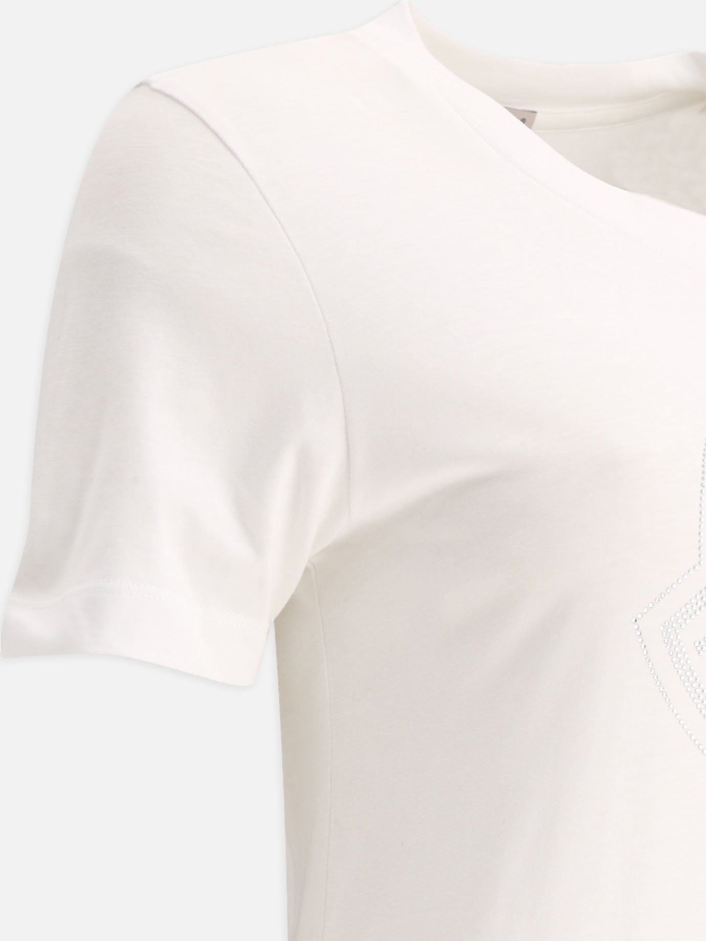 Crewneck t-shirts 100% cotone  White - Moncler Women | PDP | VIETTI Online Store | thumbnail_4