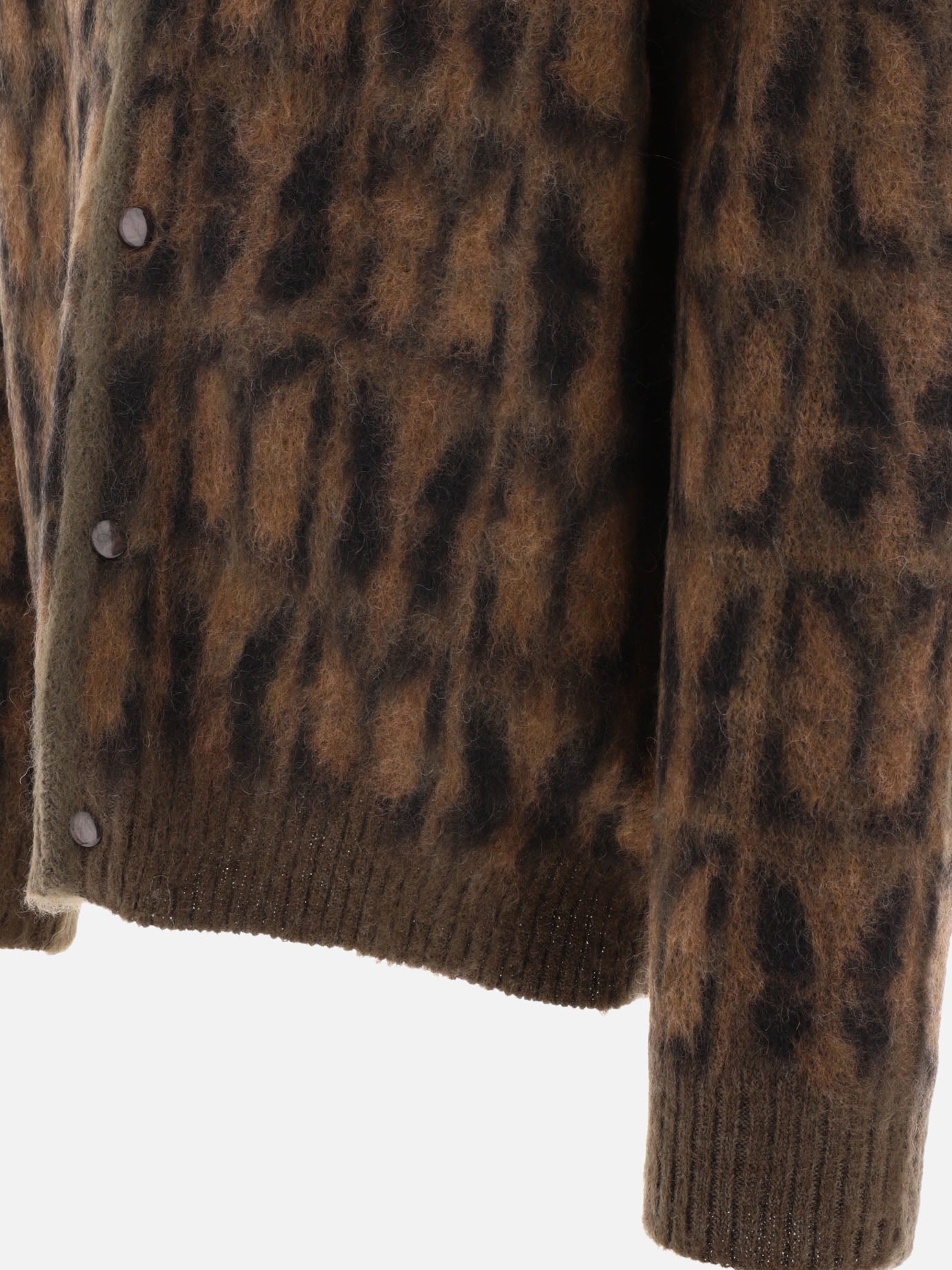 Cardigans 55% mohair 30% nylon 15% wool  Brown - Needles Men | PDP | VIETTI Online Store | Zoom-Modal_4
