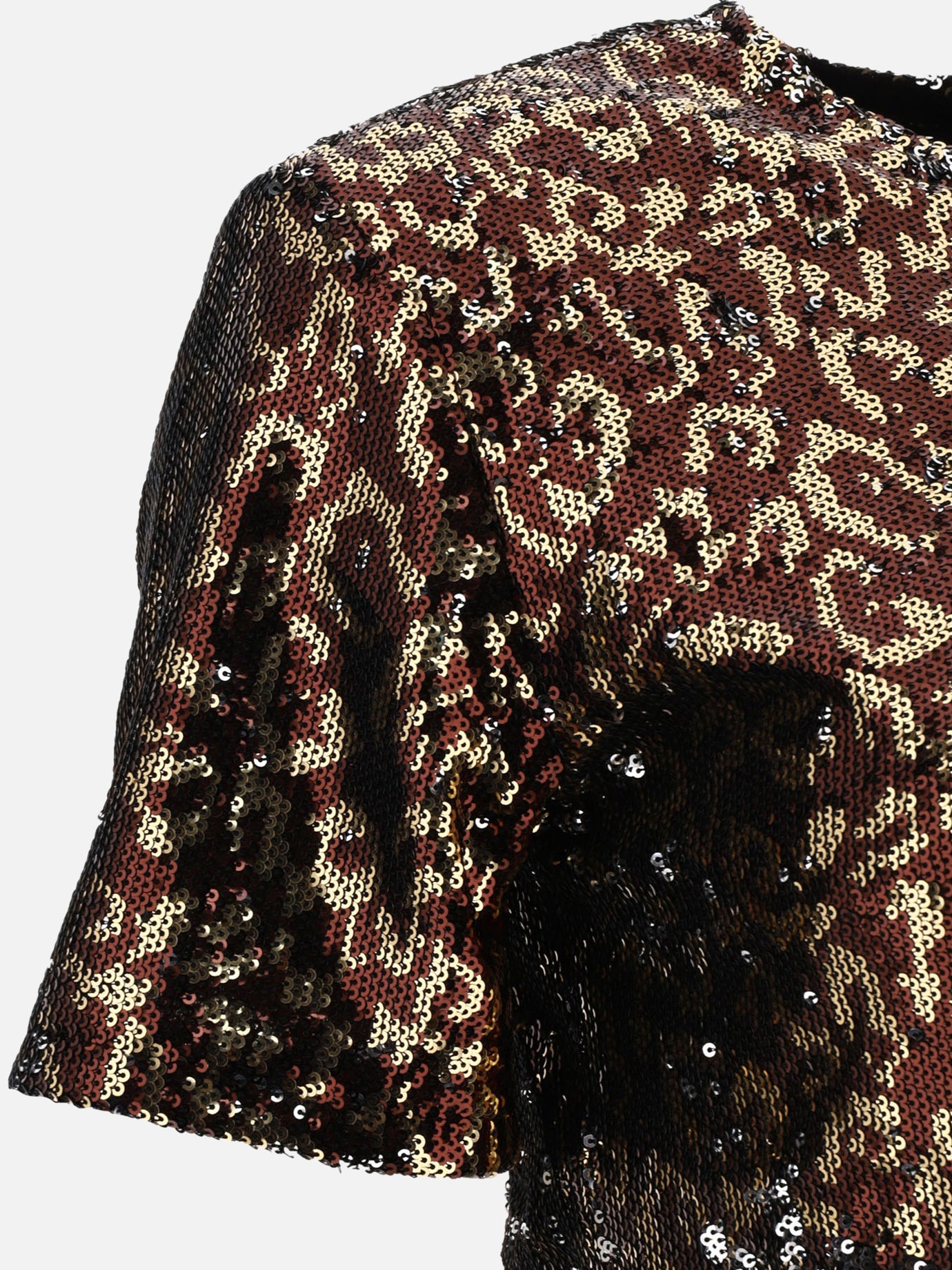 Crewneck t-shirts 100% polyester  Brown - Palm Angels Women | PDP | VIETTI Online Store | Zoom-Modal_4

