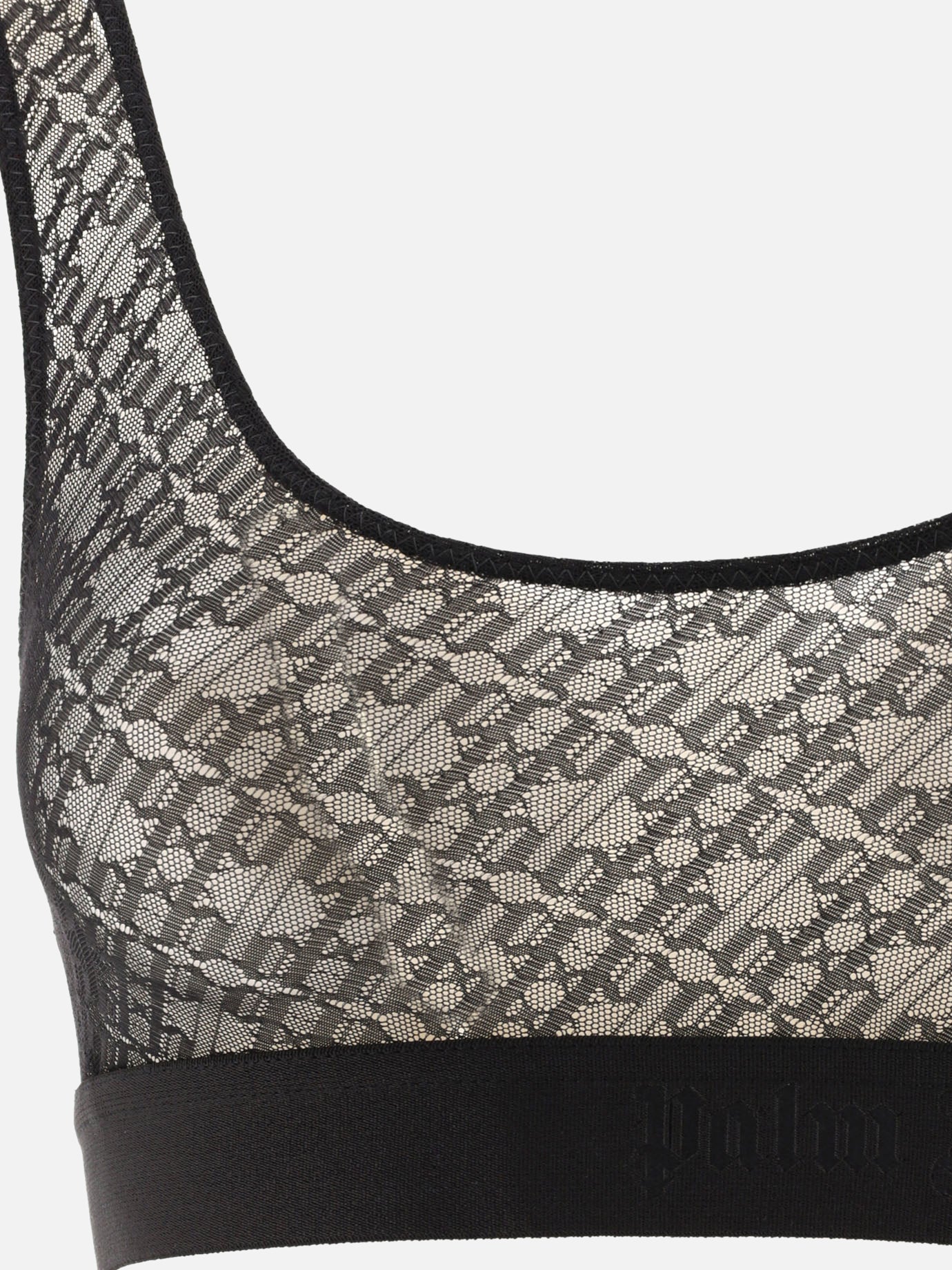 Crop tops 92% poliammide 8% elastan  Black - Palm Angels Women | PDP | VIETTI Online Store | thumbnail_4