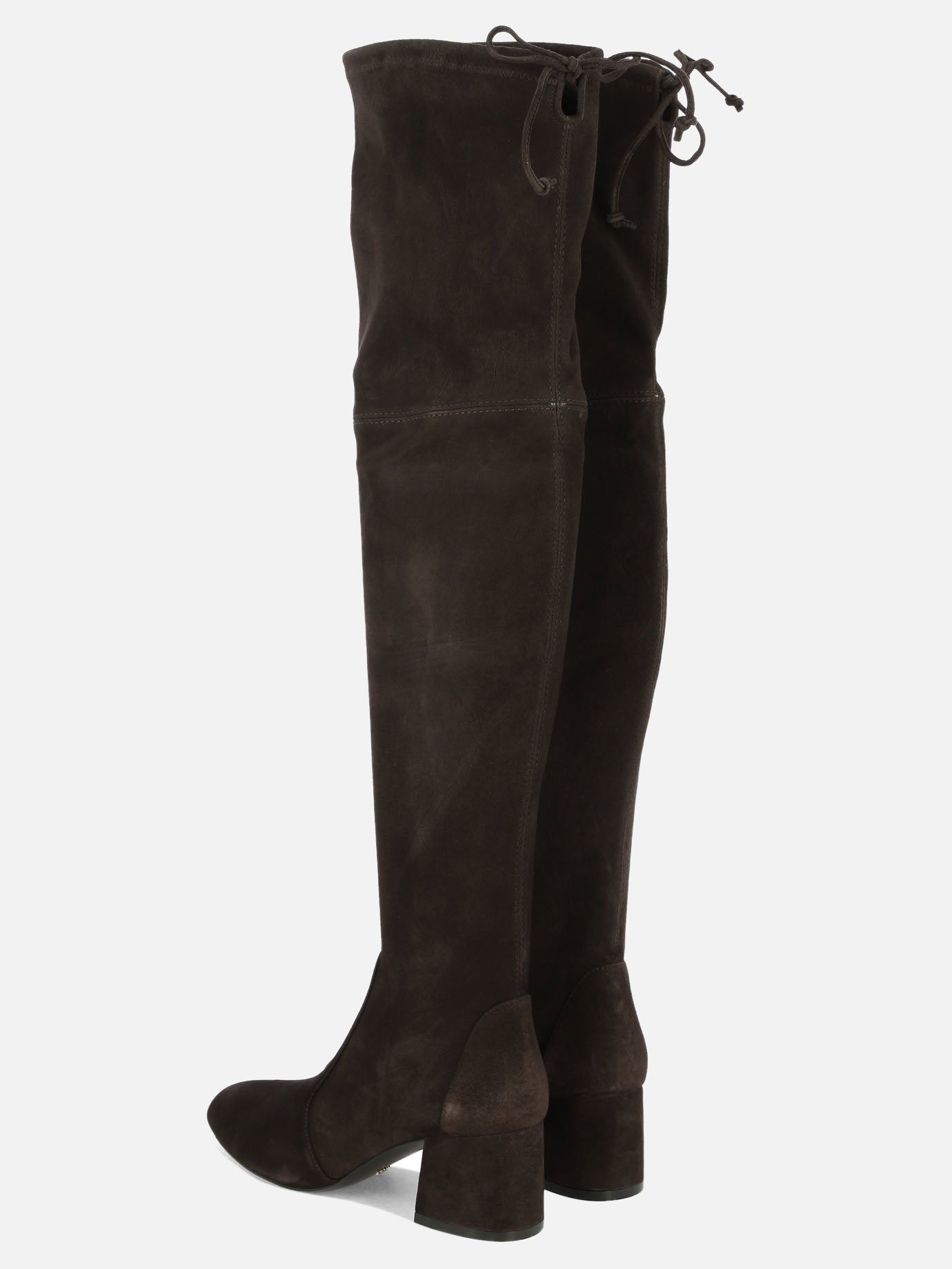 Over the knee 100% suede - 100% leather  Brown - Stuart Weitzman Women | PDP | VIETTI Online Store | thumbnail_4