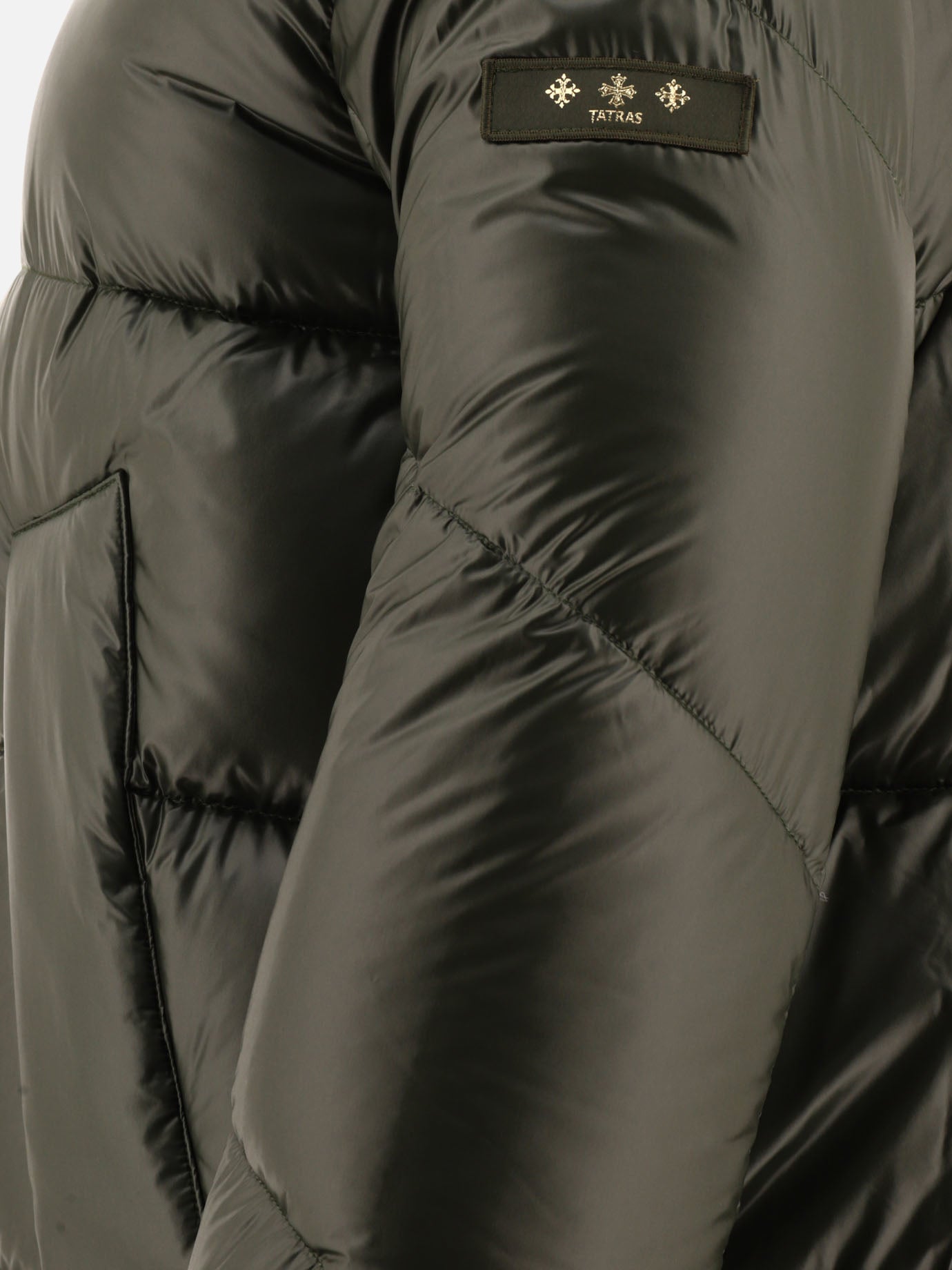 Piumini corti 100% nylon - Padding: down and feather  Verde - Tatras Donna | PDP | VIETTI Online Store | Zoom-Modal_4
