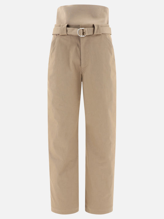 Cargo trousers with knit band