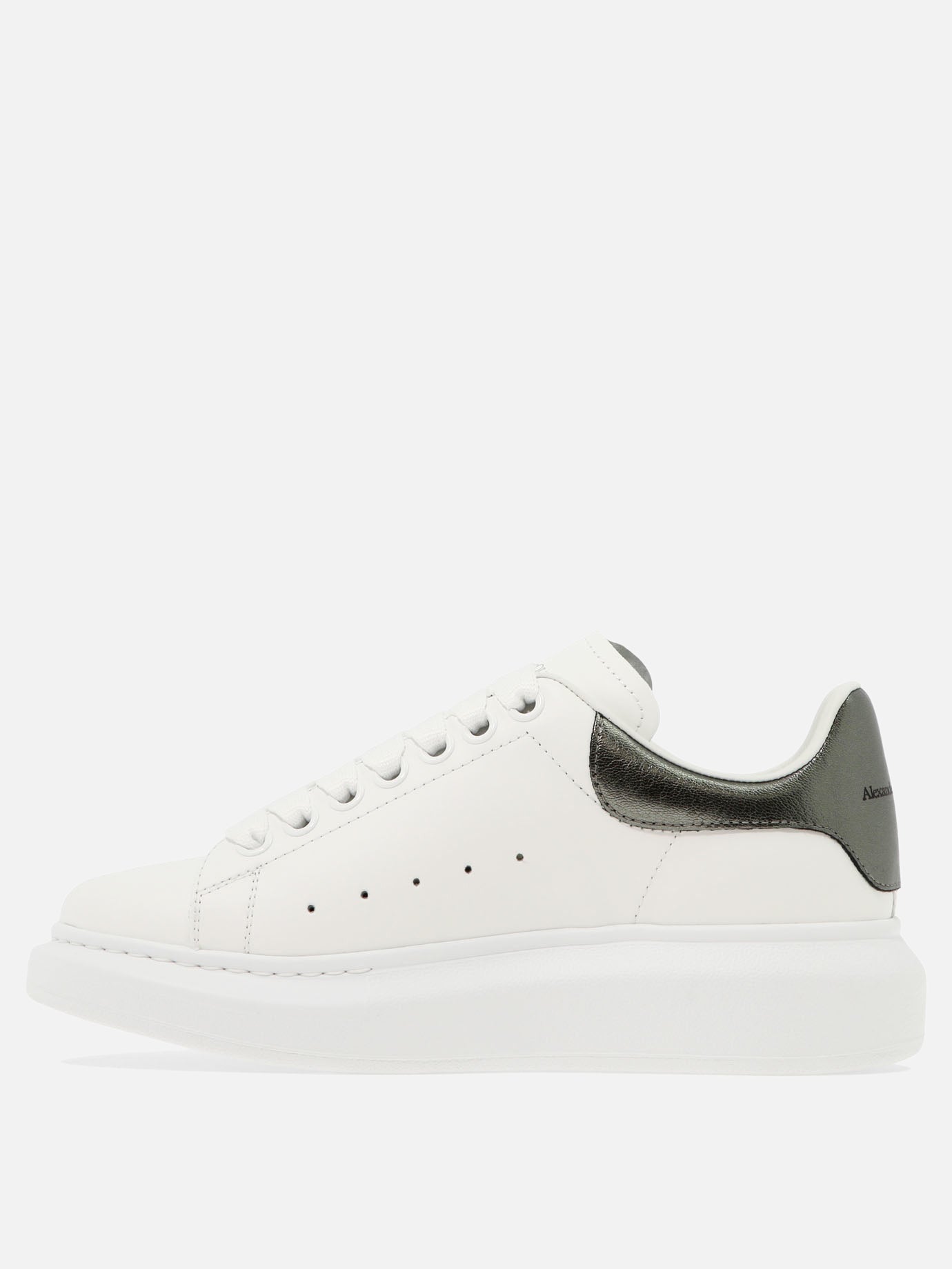 Low top sneakers 100% leather - 100% rubber  White - Alexander McQueen Women | PDP | VIETTI Online Store | thumbnail_3