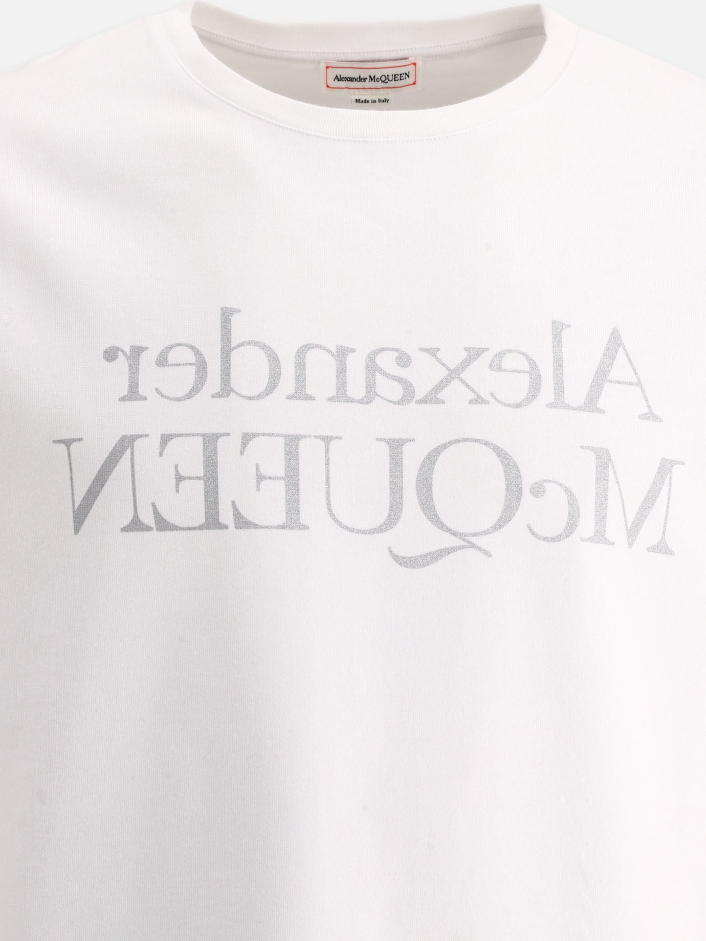 Alexander McQueen Reflected logo t-shirt White