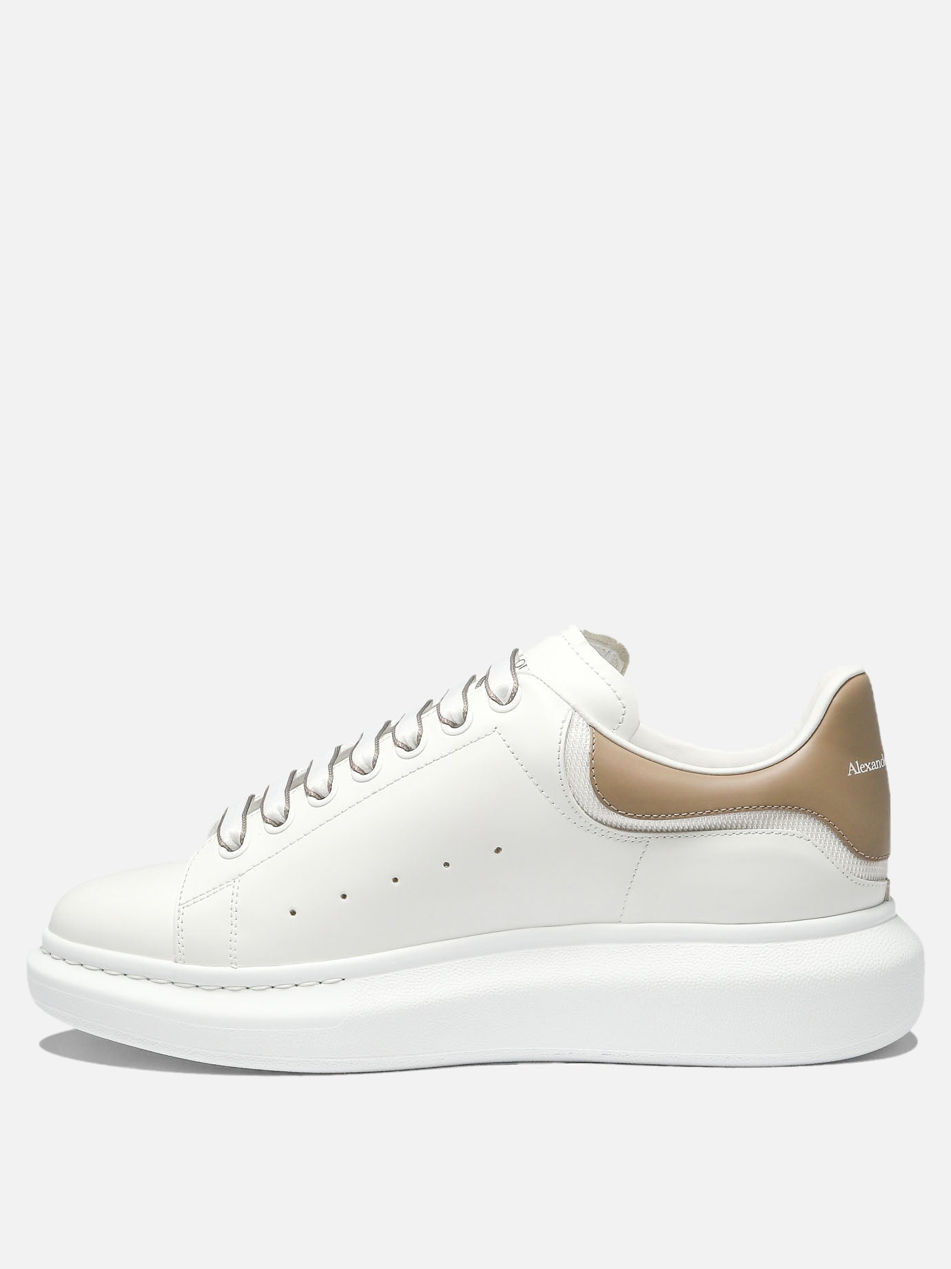 Low top sneakers 100% calf leather - 100% rubber  White - Alexander McQueen Men | PDP | VIETTI Online Store | thumbnail_3