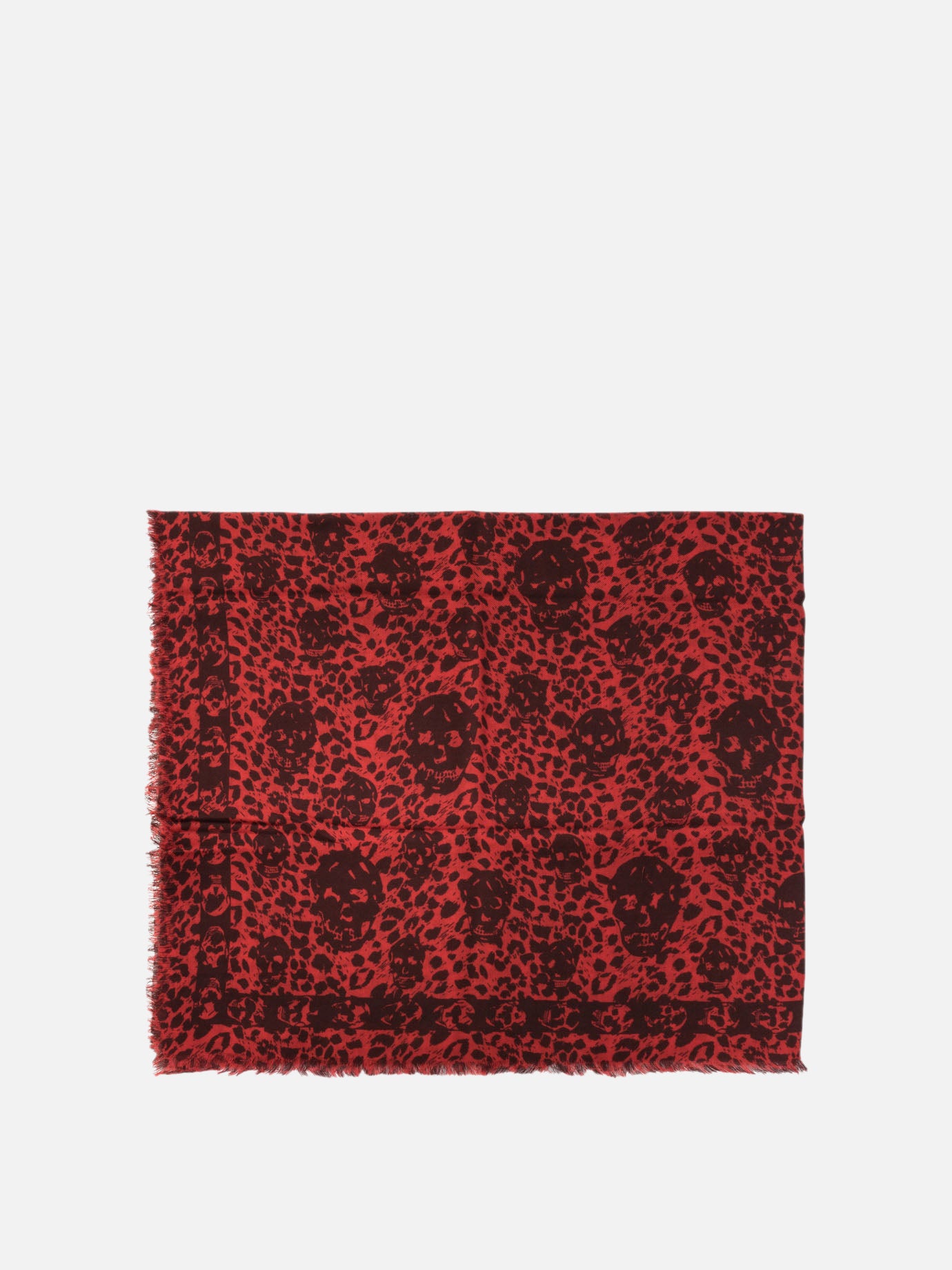 Foulard "Leopard Skull"