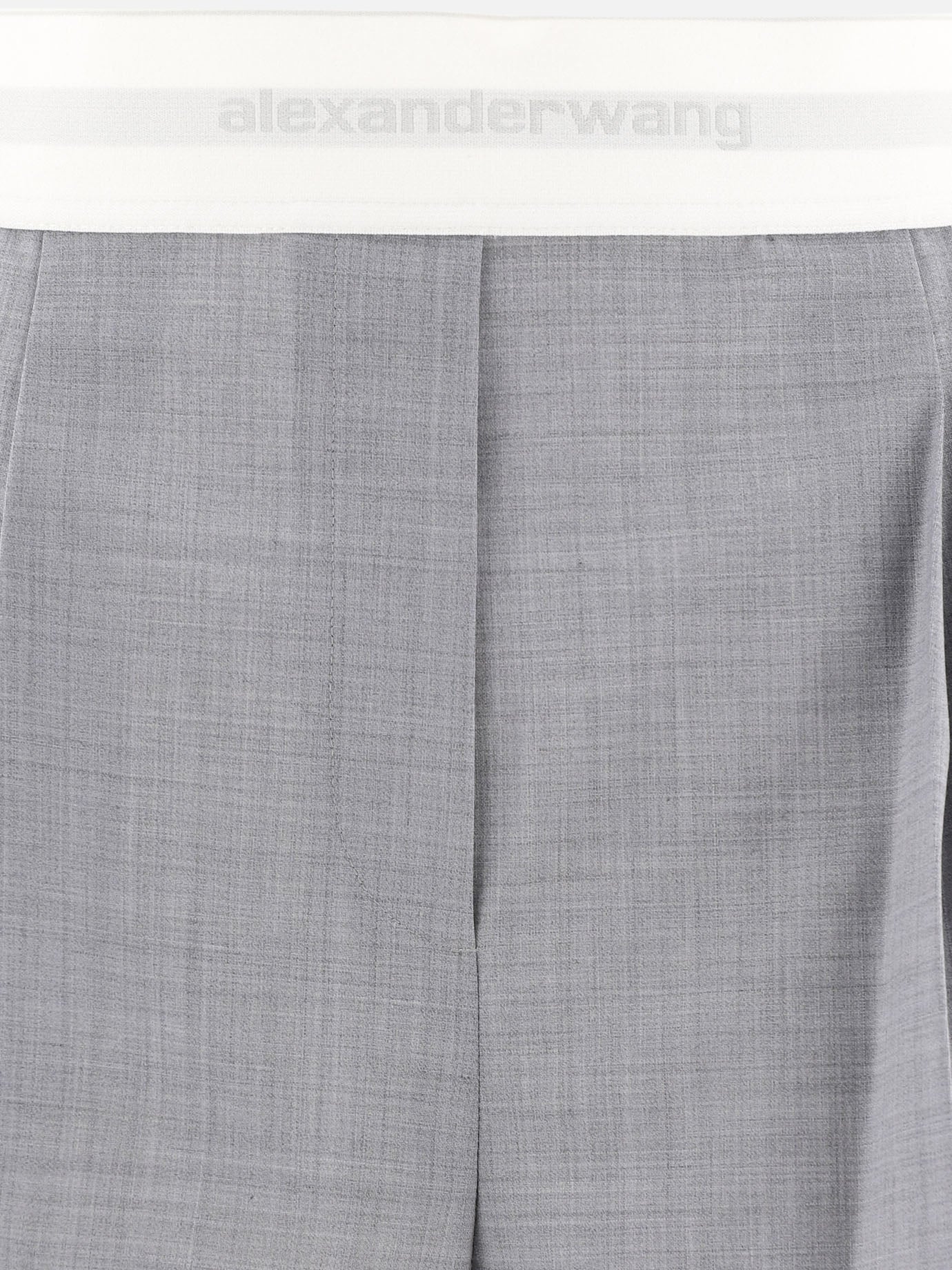 Formal shorts Solid colour  Grey - Alexander Wang Women | PDP | VIETTI Online Store | thumbnail_3