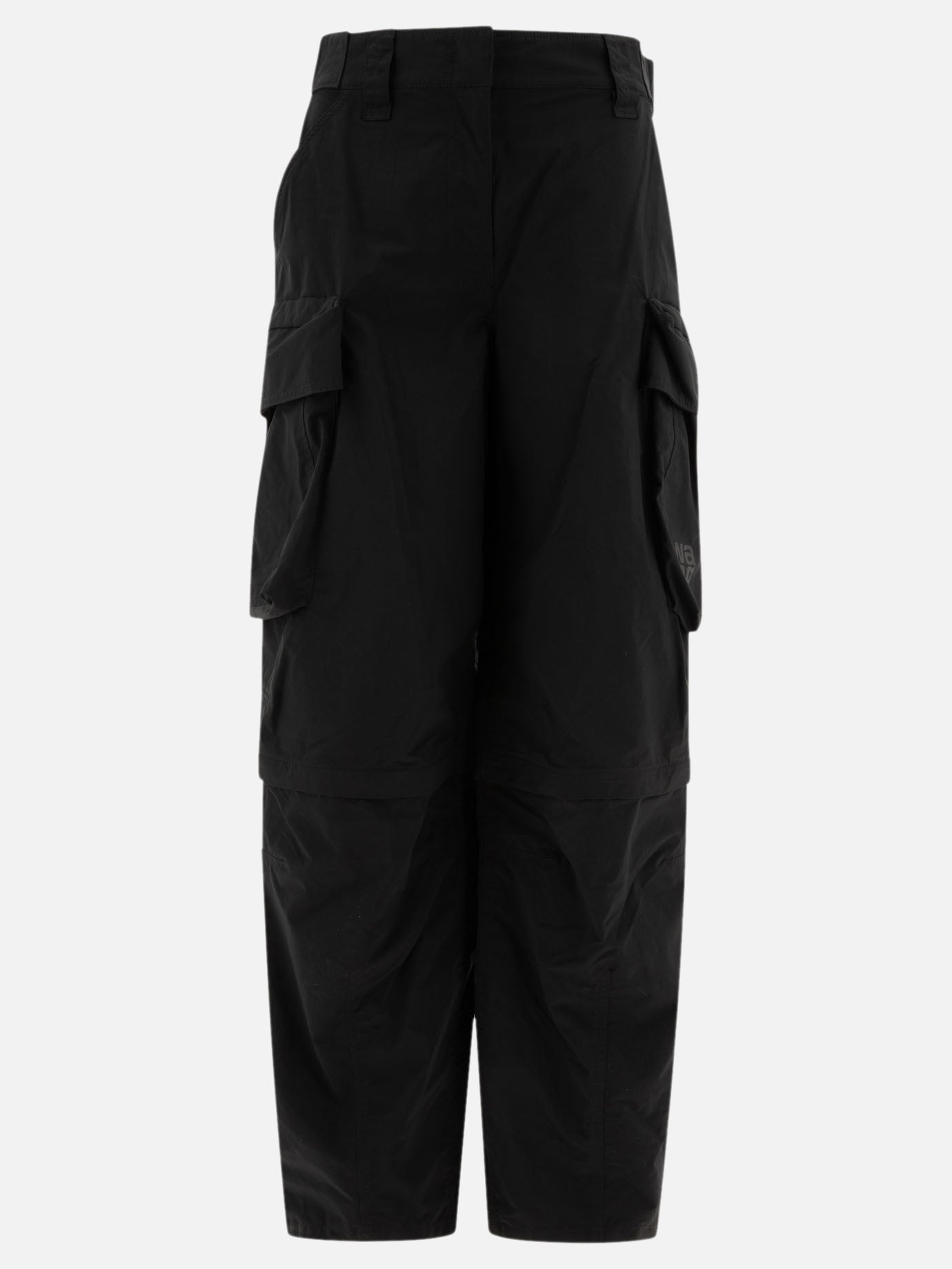 Alexander Wang Cargo trousers with oversize pockets Black