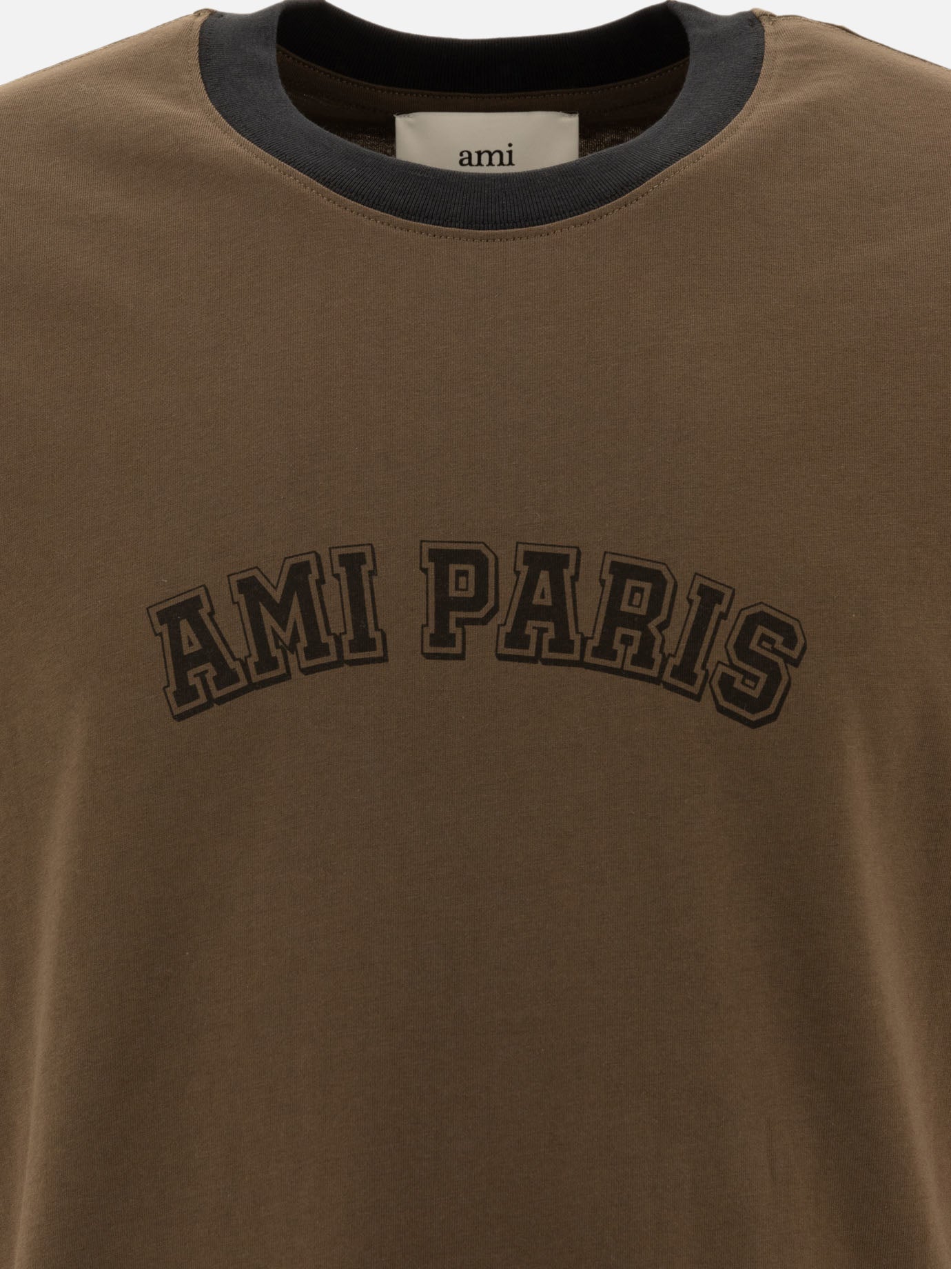 Ami Paris "Ami Paris" t-shirt Brown