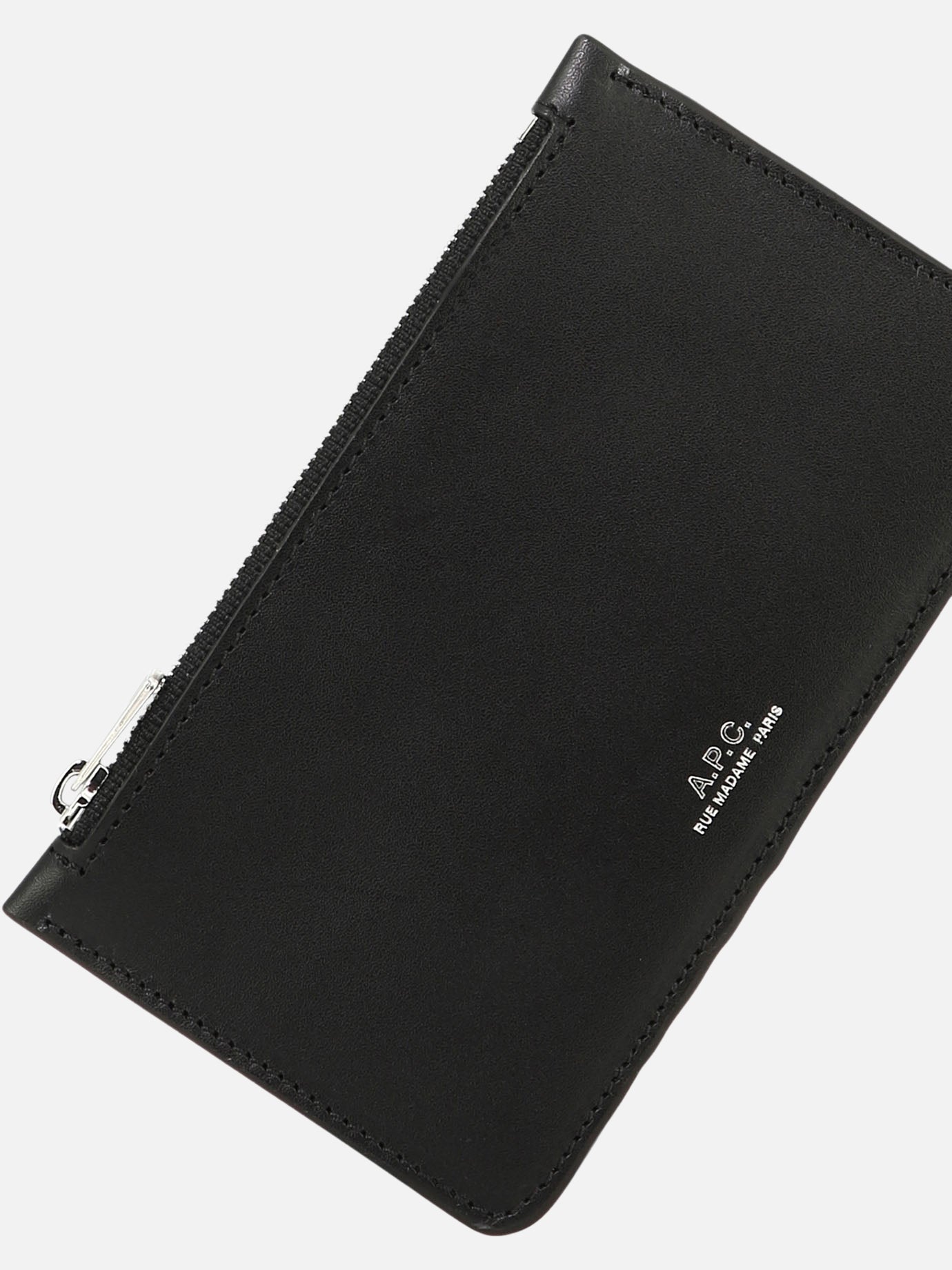 A.P.C. "Walter" zippered card holder Black