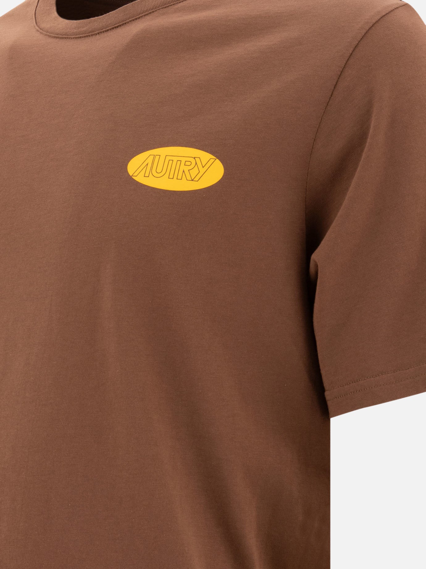 Autry T-shirt with logo Brown