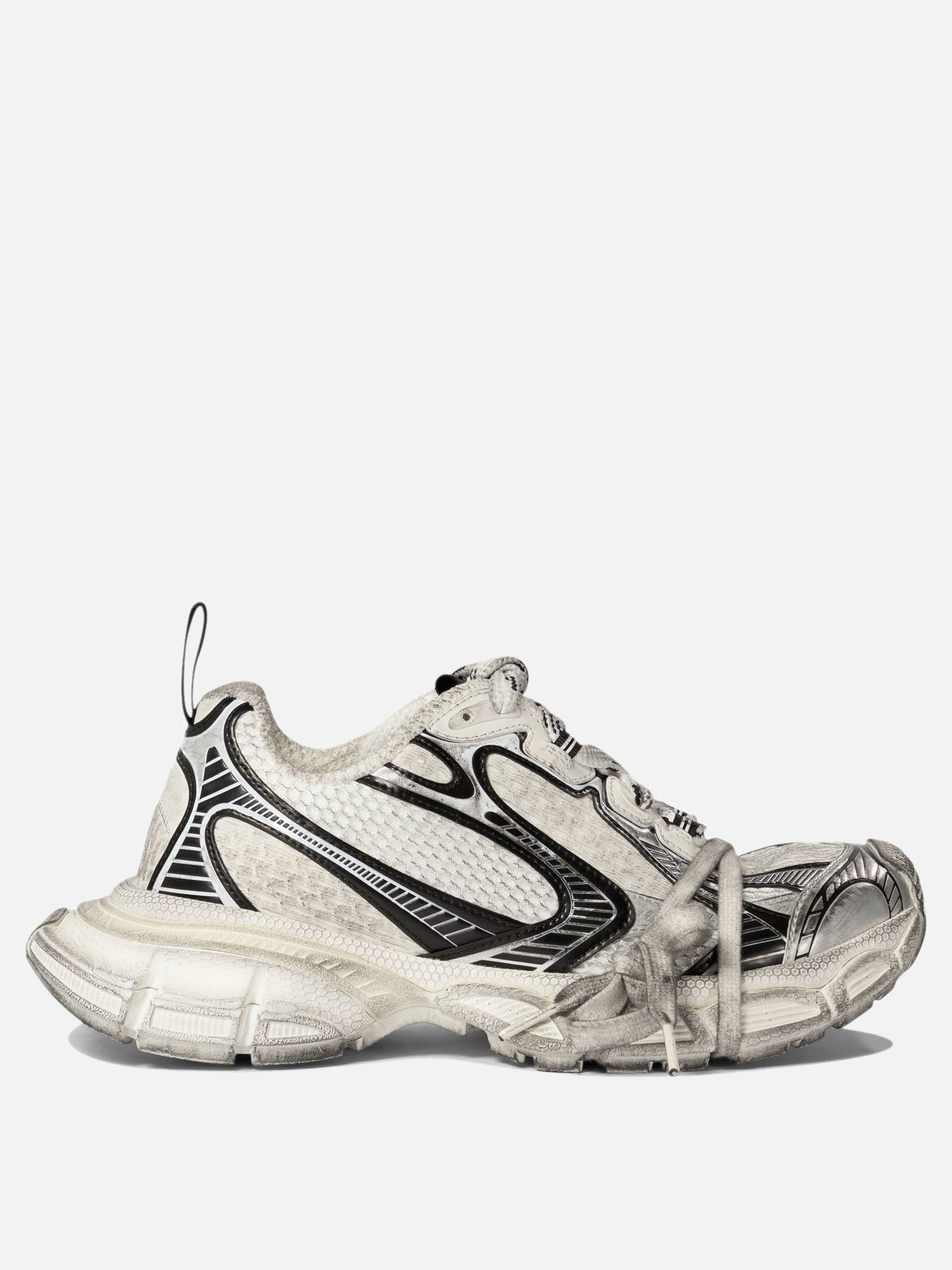 Low top sneakers 55% polyurethane 45% polyester - 100% rubber  White - Balenciaga Women | PDP | VIETTI Online Store | Zoom-Modal
