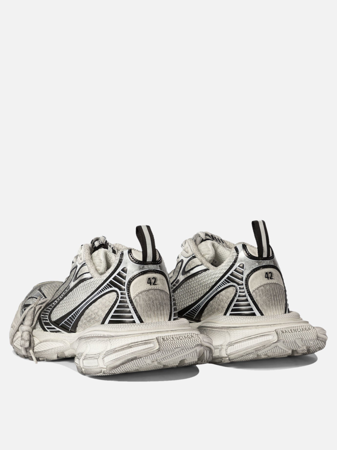 Low top sneakers 55% polyurethane 45% polyester - 100% rubber  White - Balenciaga Men | PDP | VIETTI Online Store | Zoom-Modal_4
