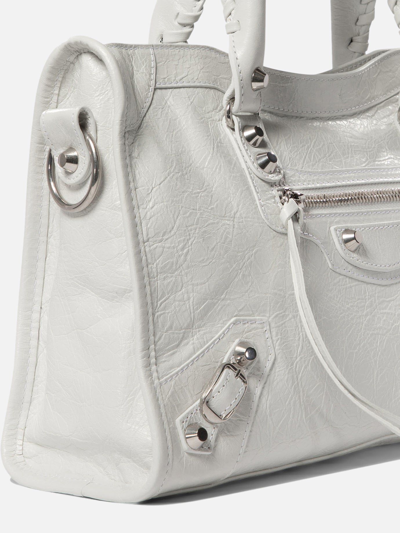 Balenciaga "Le City S" handbag White