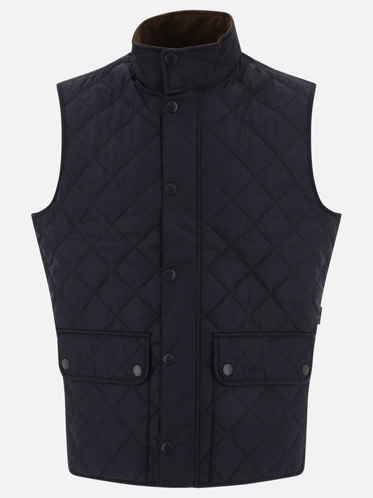 Giacche smanicate Solid colour  Blu - Barbour Uomo | PLP | VIETTI Online Store 
