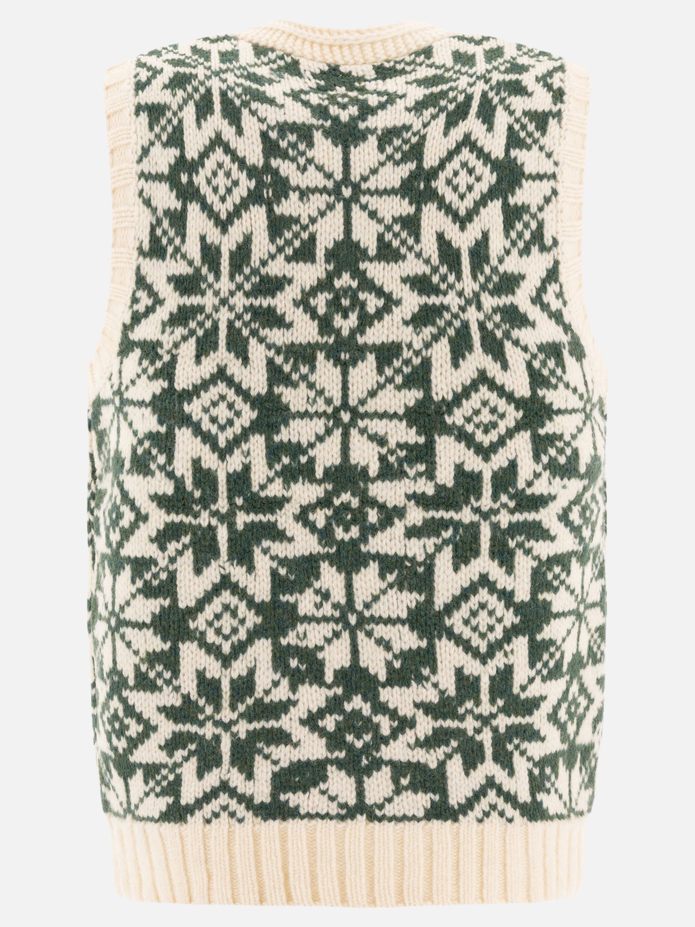 Gilet Textured knit  Verde - Beams Plus Uomo | PDP | VIETTI Online Store | thumbnail_2