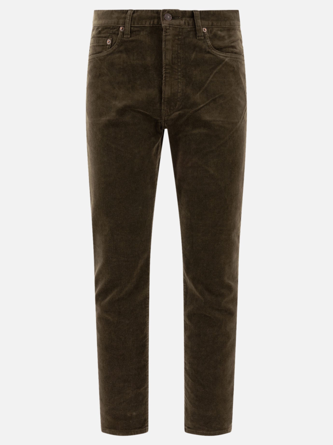 Beams Plus Corduroy trousers 13901608_S Green thumbnail_1