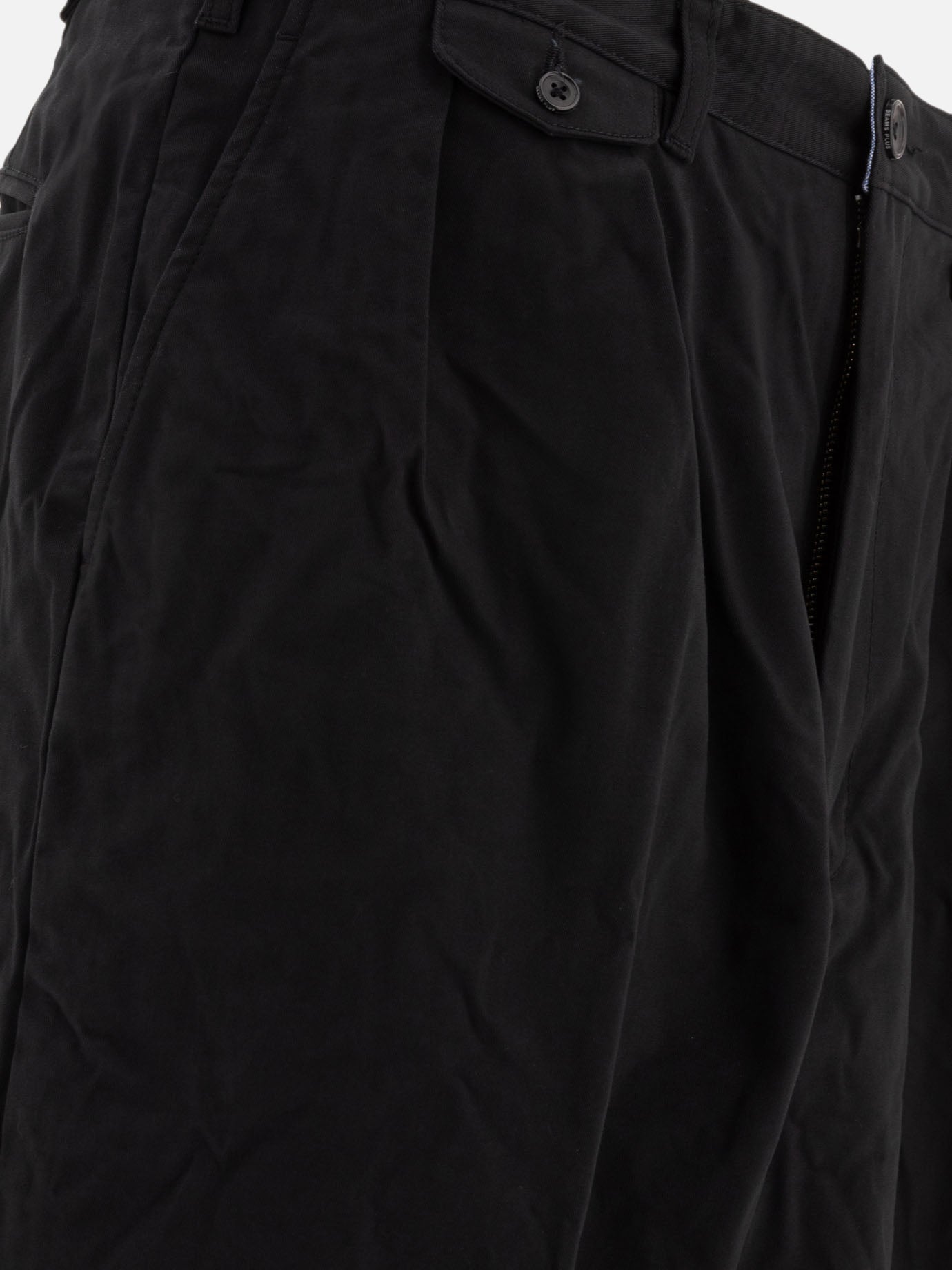 Beams Plus &quot;Wide Chino&quot; Trousers 19941548_S Black thumbnail_4