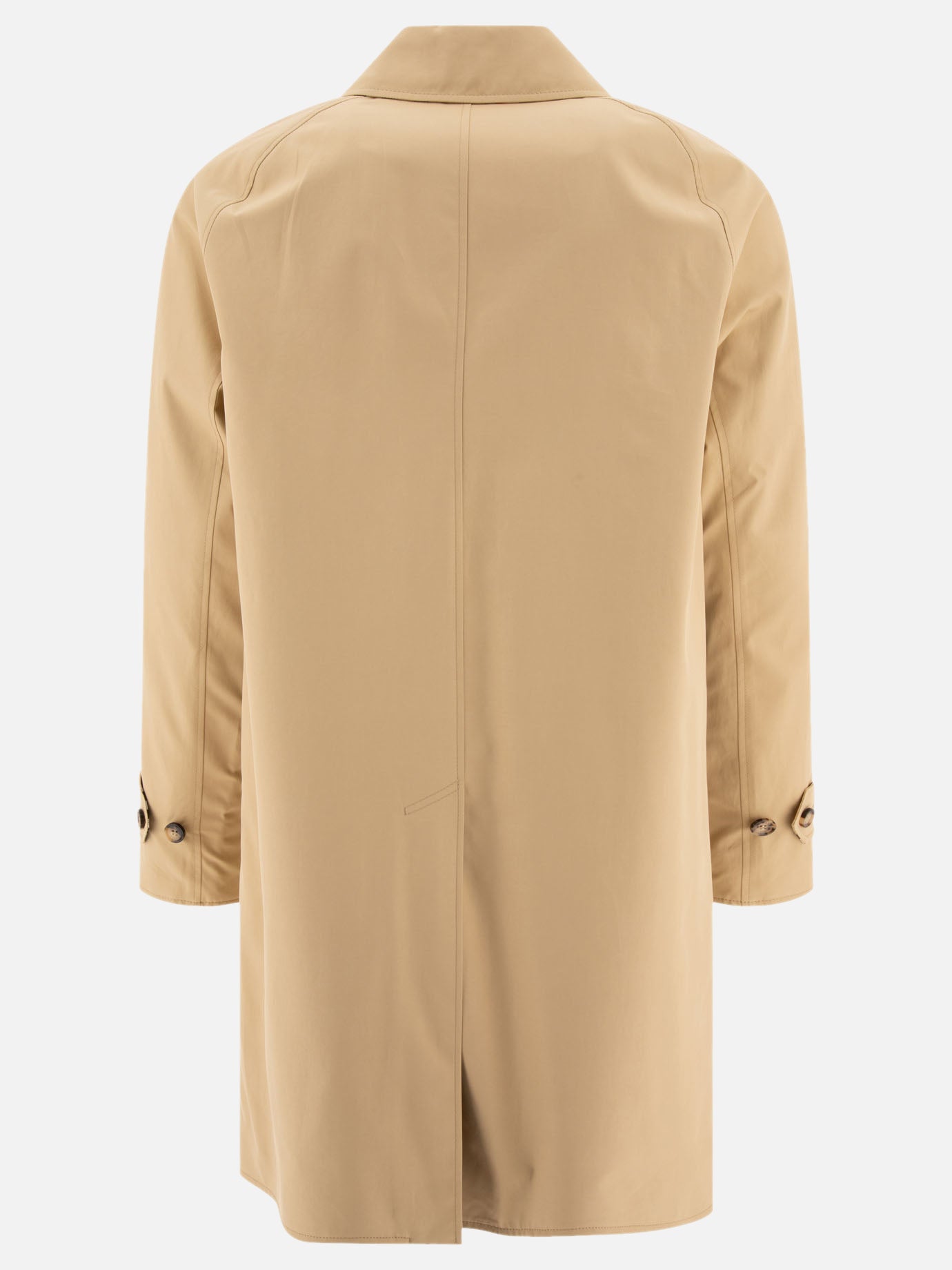 Burberry Long reversible gabardine car coat Beige