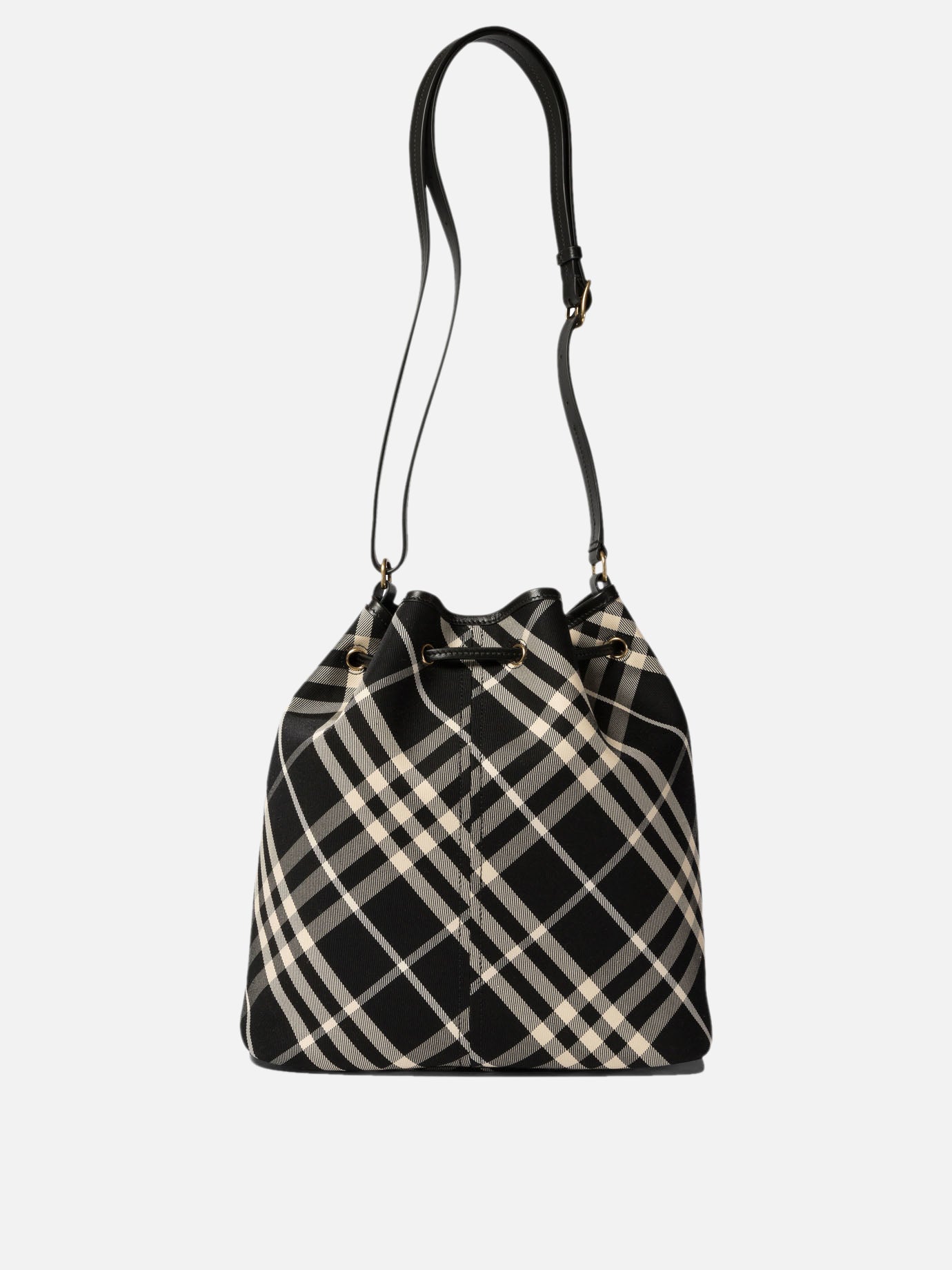 Burberry "Medium Check" bucket bag Black