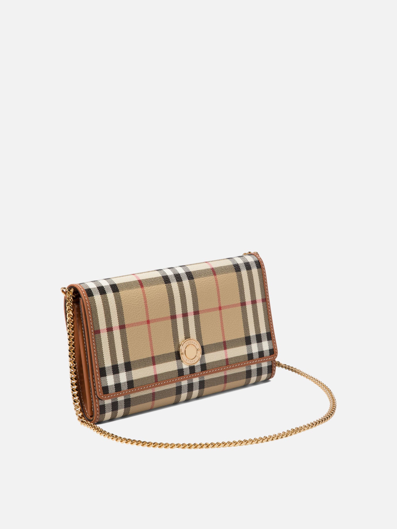 Burberry "Hanna" wallet on chain Beige