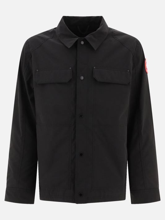 Short coats Solid colour  Black - Canada Goose Men | PLP | VIETTI Online Store 
