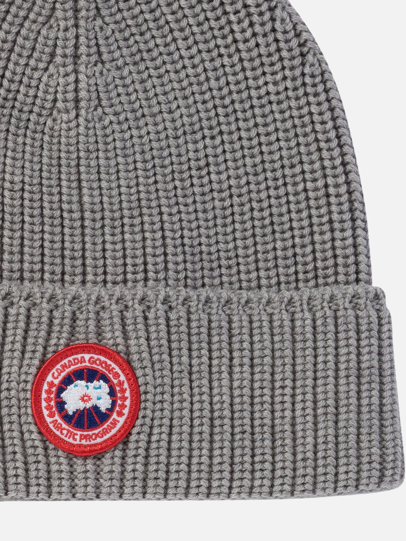 Canada Goose Ribbed beanie Grey