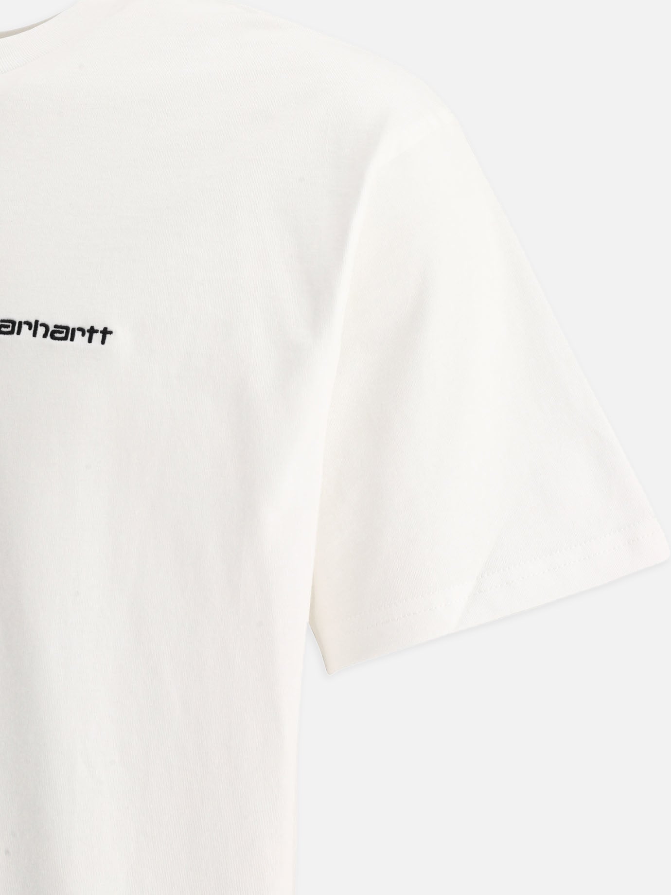 "Script Embroidery" t-shirt