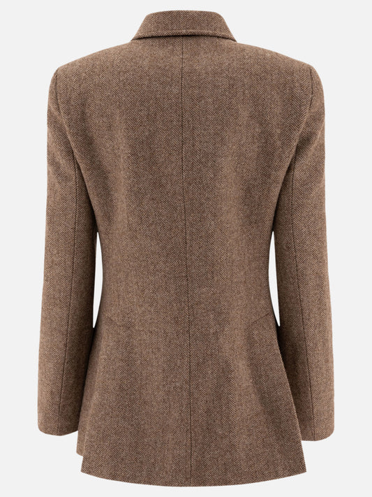 Giacche leggere & Trapuntate Herringbone  Marrone - Chloé Donna | PLP | VIETTI Online Store | 2
