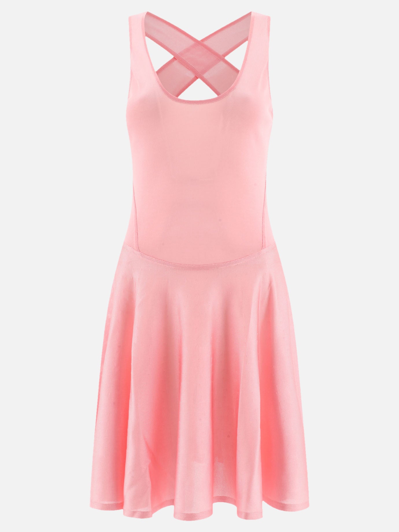 Alaïa Abito svasato 16267288_36 Pink thumbnail_1