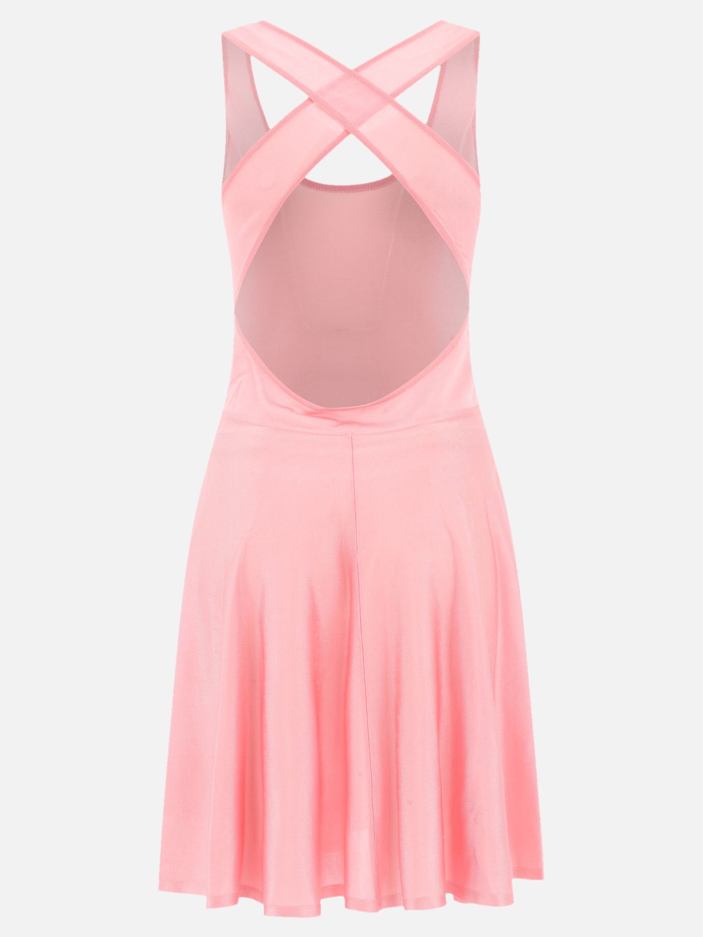 Alaïa Abito svasato 16267288_36 Pink thumbnail_2