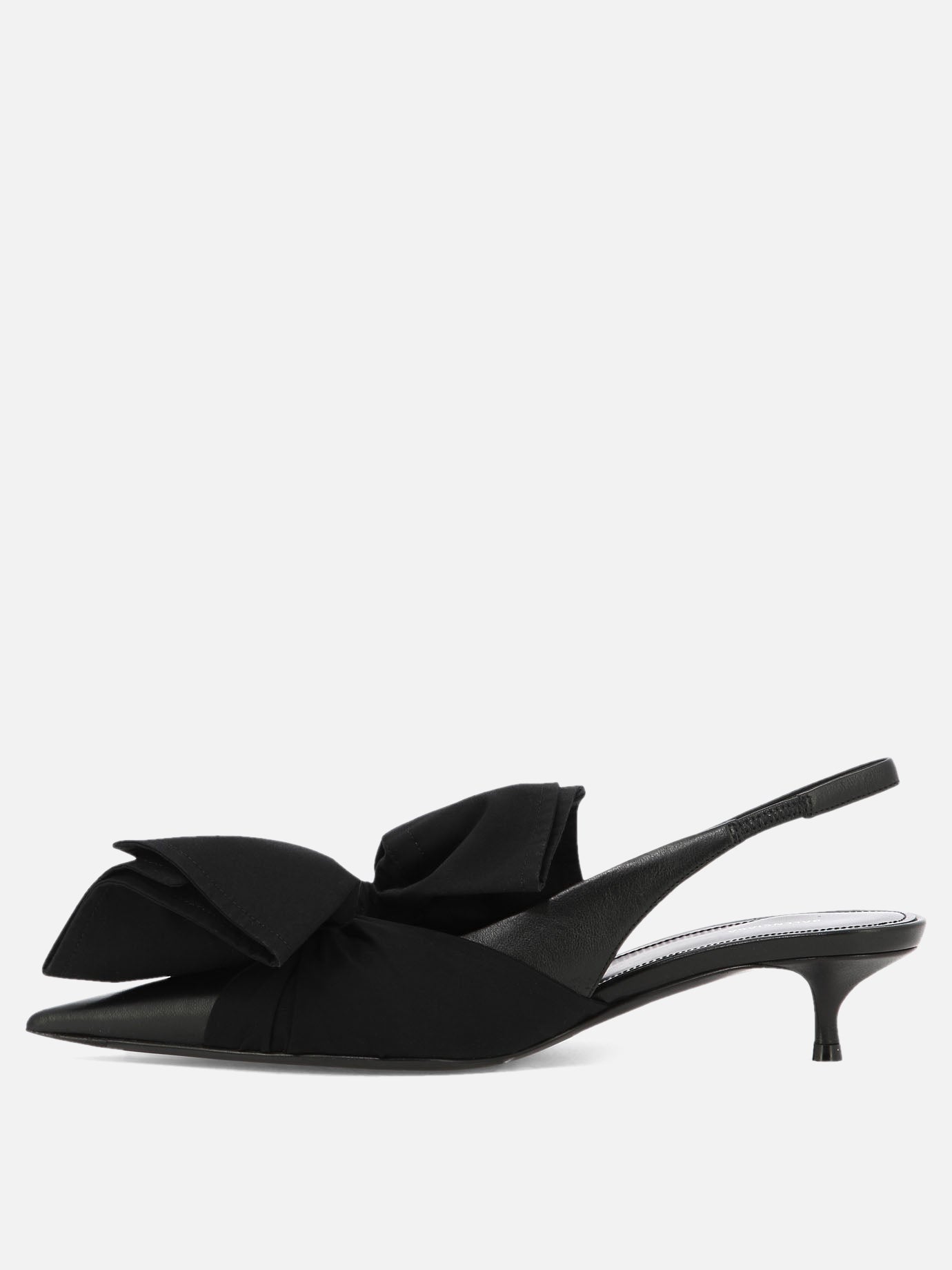 Slingbacks 70% lamb leather 30% cotton - 100% leather  Black - Balenciaga Women | PDP | VIETTI Online Store | Zoom-Modal_3
